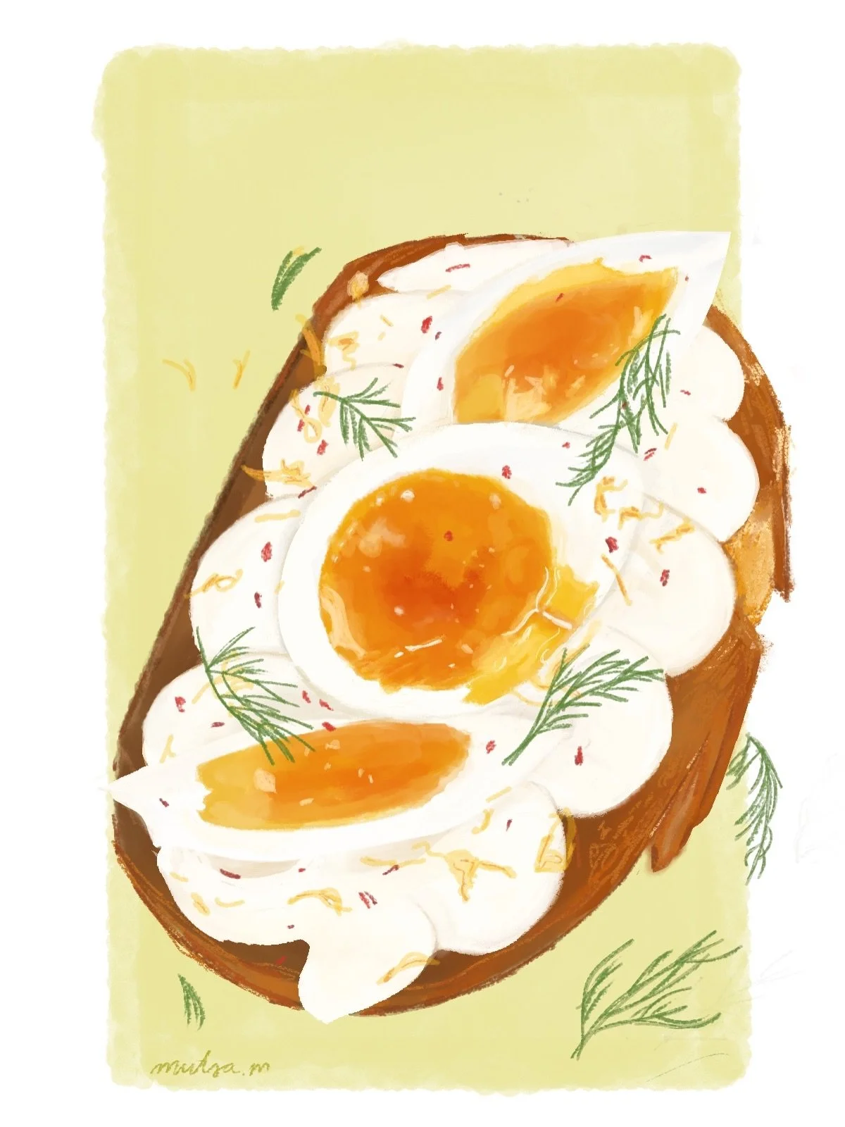 I like my eggs jammy, how about you?