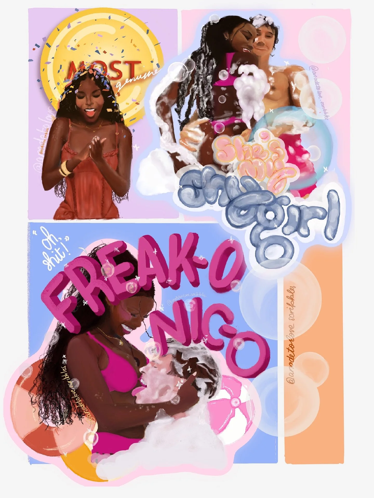 Freaky-nico! #fanart #nicolandria #procreate