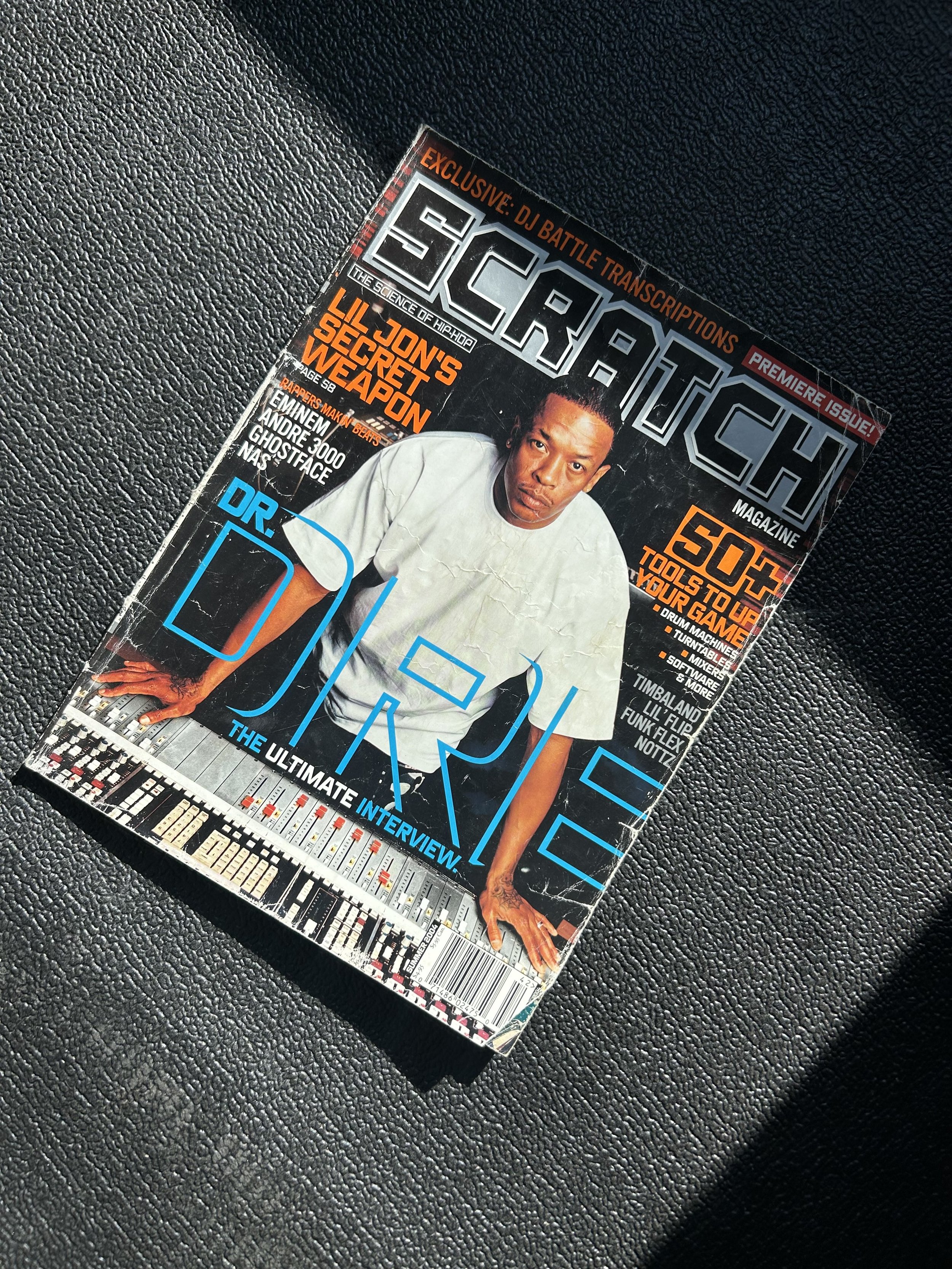 Super Rare: Premiere Issue#1 Dr. Dre The Science of Hip Hop: Scratch Magazine
