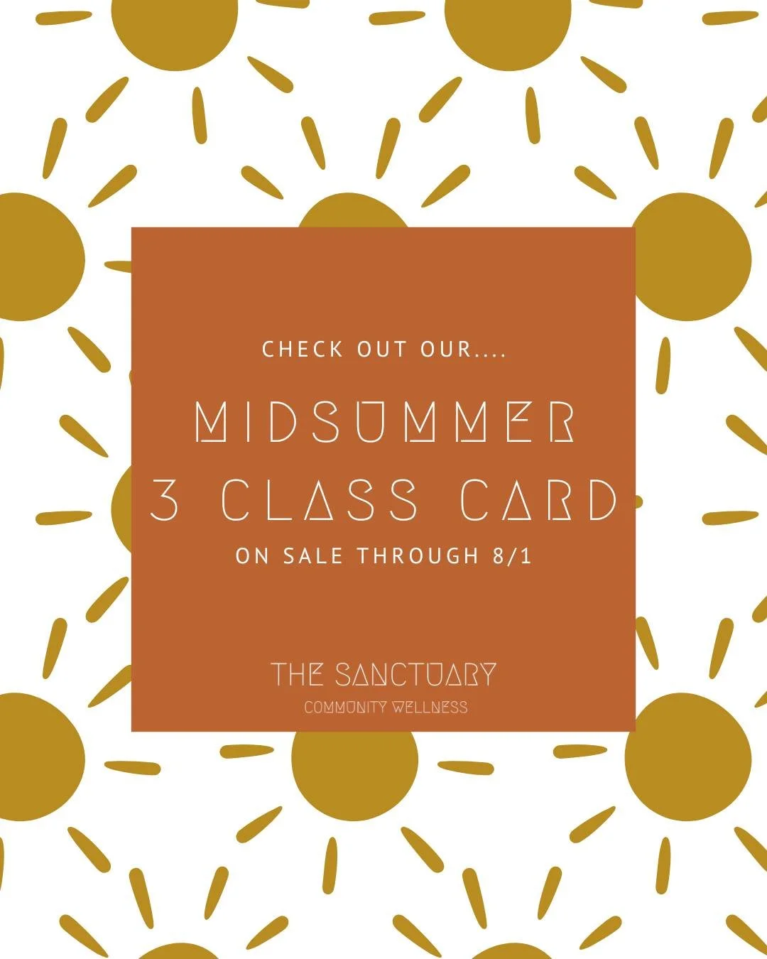 Thank you for your support over the last three months since our Grand Opening! We are incredibly grateful to be part of this community and share this space with you! It's been our honor to serve you, so we thought we would share a special Midsummer 3