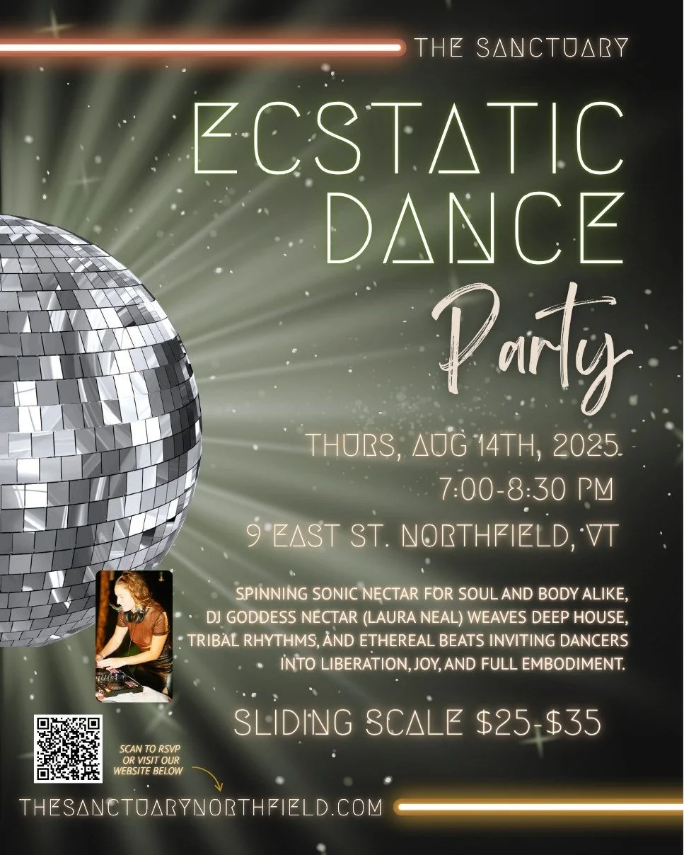 Spinning sonic nectar for soul and body alike, DJ Goddess Nectar (Laura Neal of @malasmandalas) is BACK weaving deep house, tribal rhythms, and ethereal beats as she guides us through a rhythmic trance connecting mind, body, and emotion. Rooted in fe