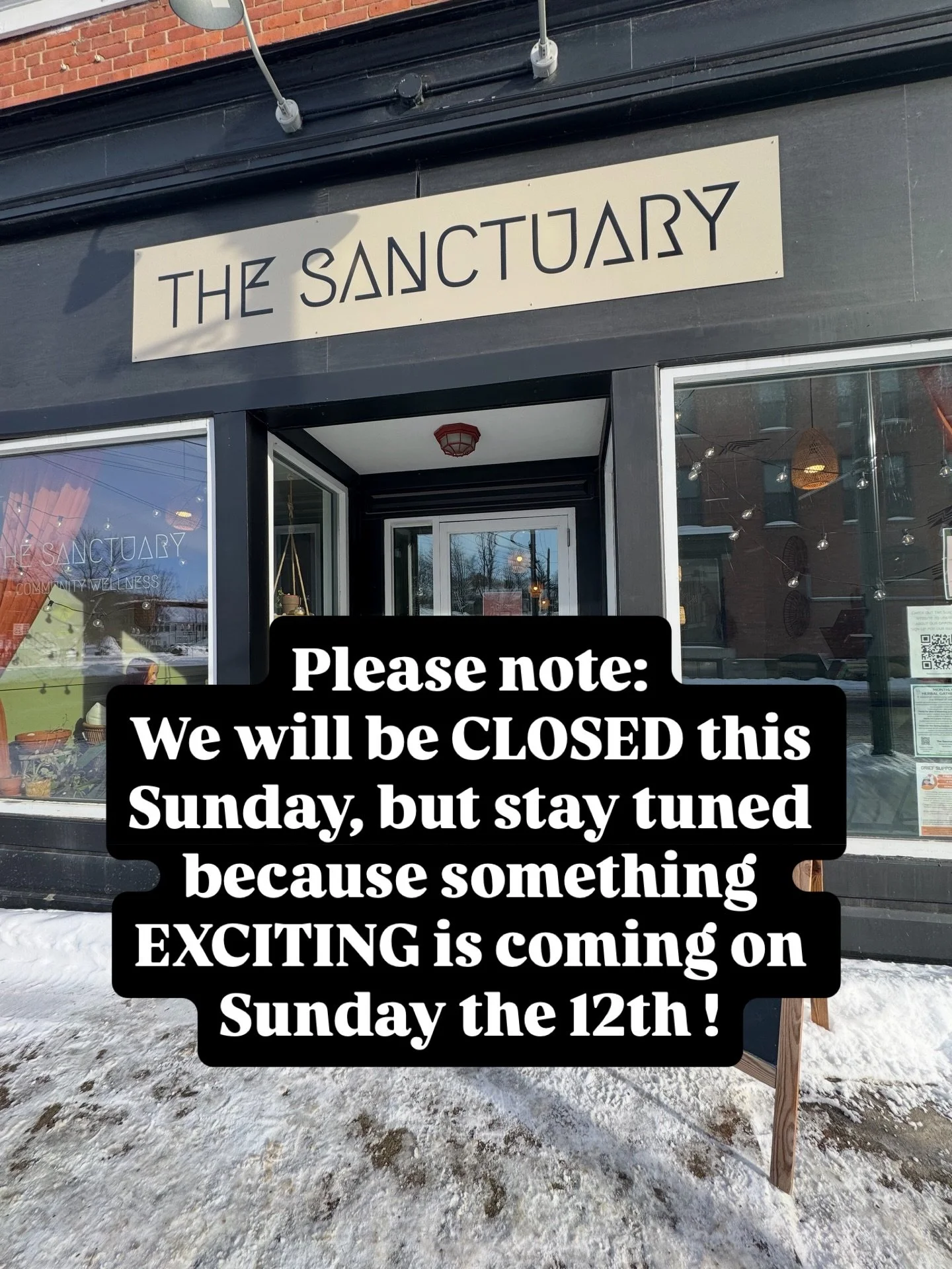Yes, you read that right ✨We will be closed on Easter and to support our staff in a day of rest because we have a busy week coming up in preparation for something EXCITING coming on Sunday the 12th 🤩 Stay tuned! More information coming soon!

#thesa