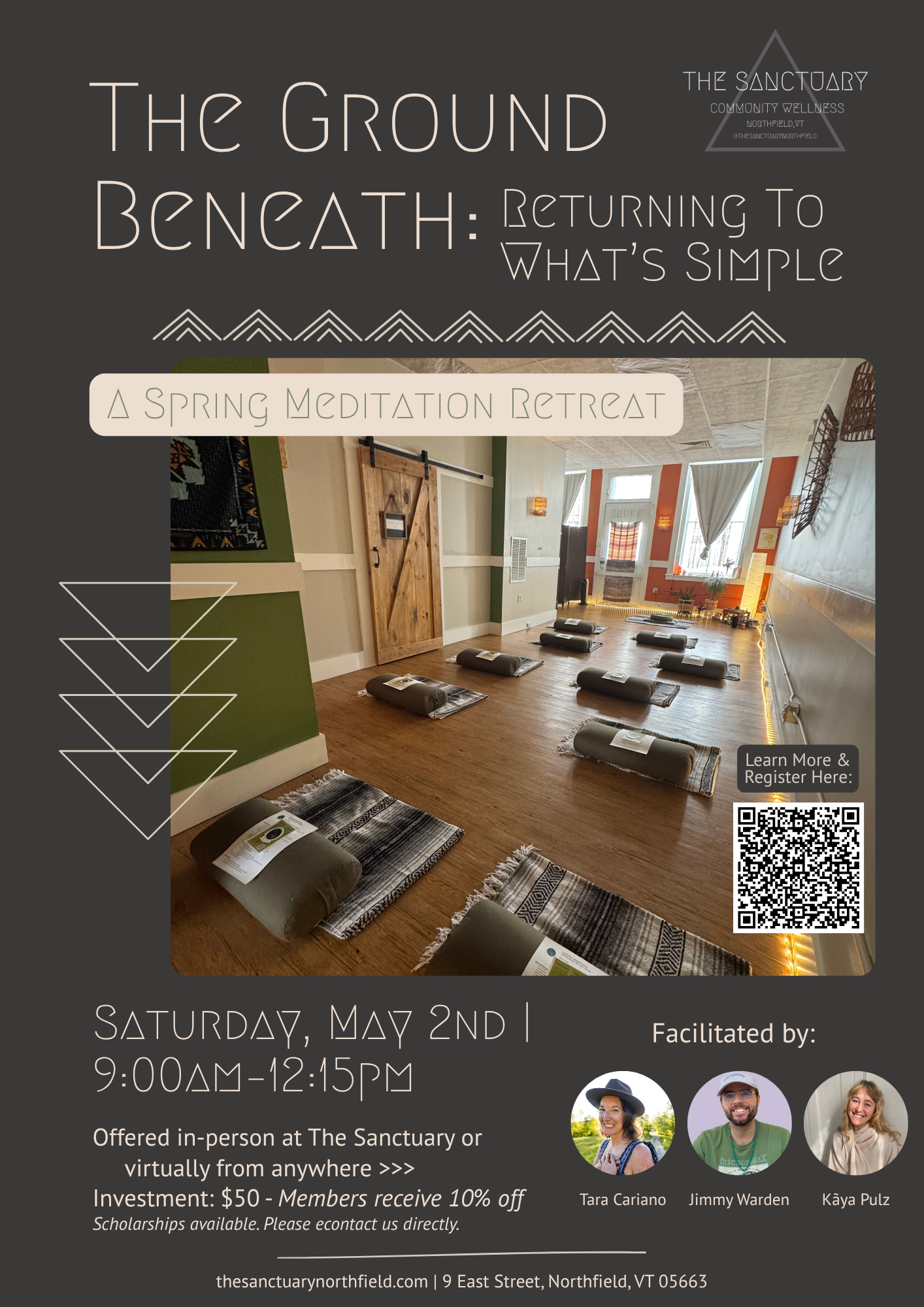 The Ground Beneath: Returning to What's Simple - A Spring Meditation Retreat