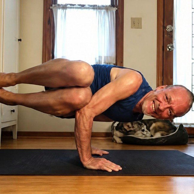 Meet Mike Fry 🌿

Mike has been teaching yoga for over 20 years and practicing for even longer. His practice primarily focusing on Vinyasa-style yoga and arm balancing, two practices he believes share the same superpower: refocusing the mind, which i