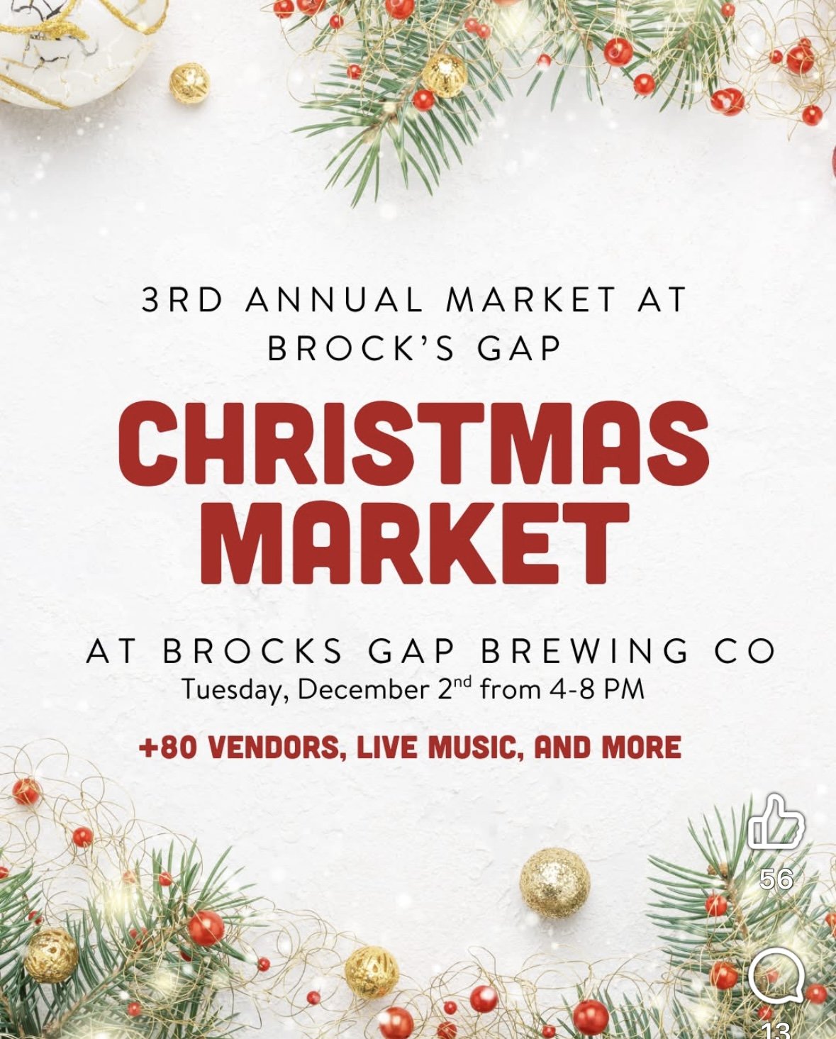Brock’s Gap Christmas Market