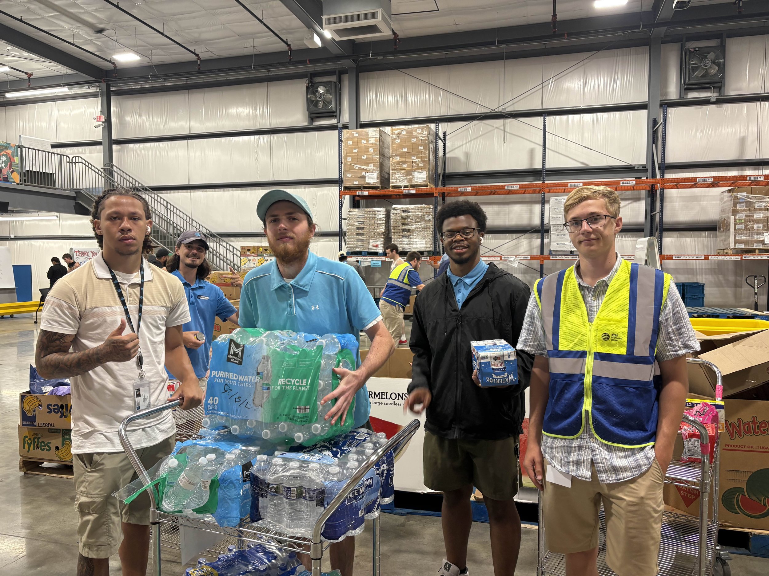 Volunteering at The Food Bank
