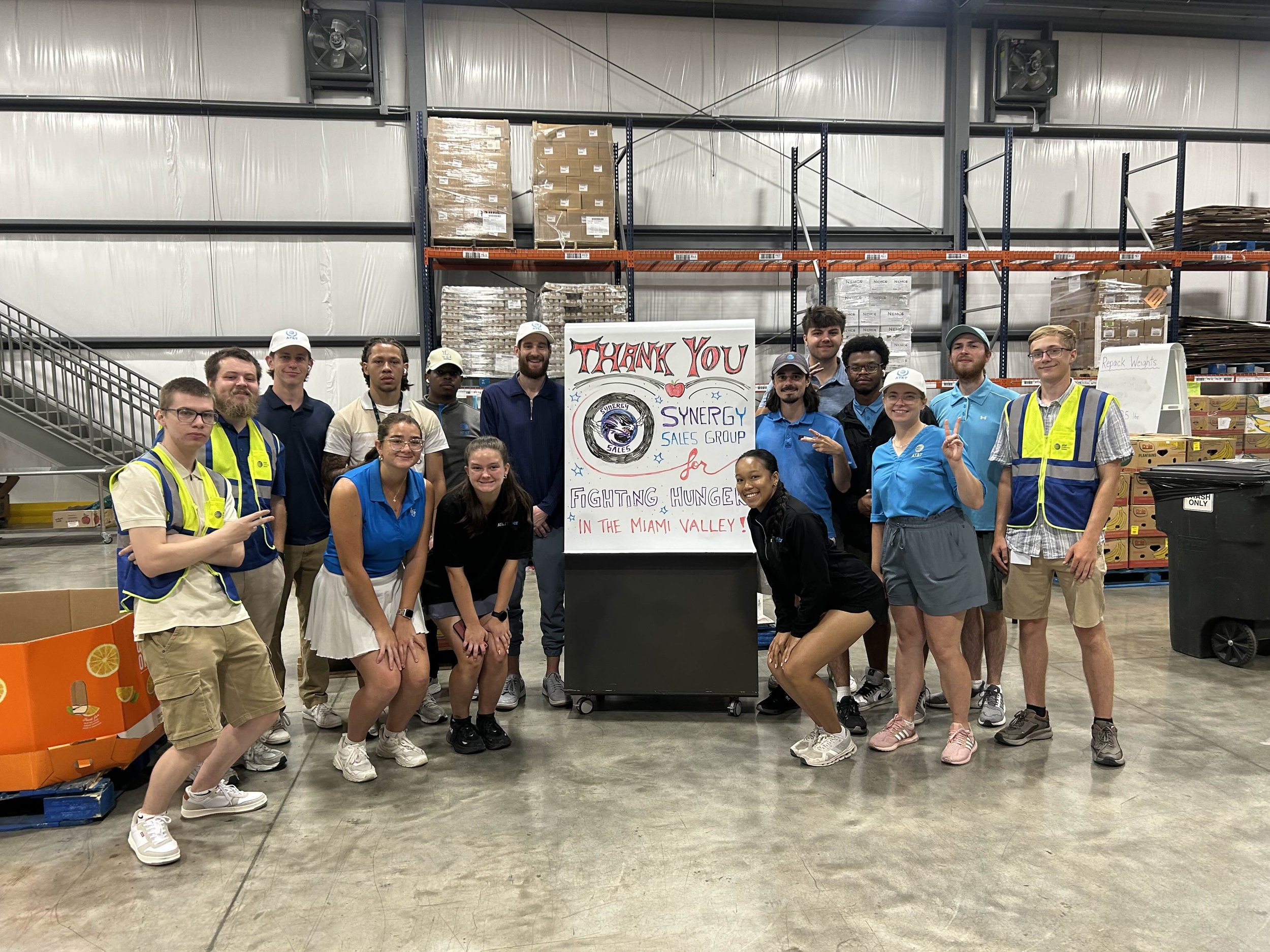Volunteering at The Food Bank