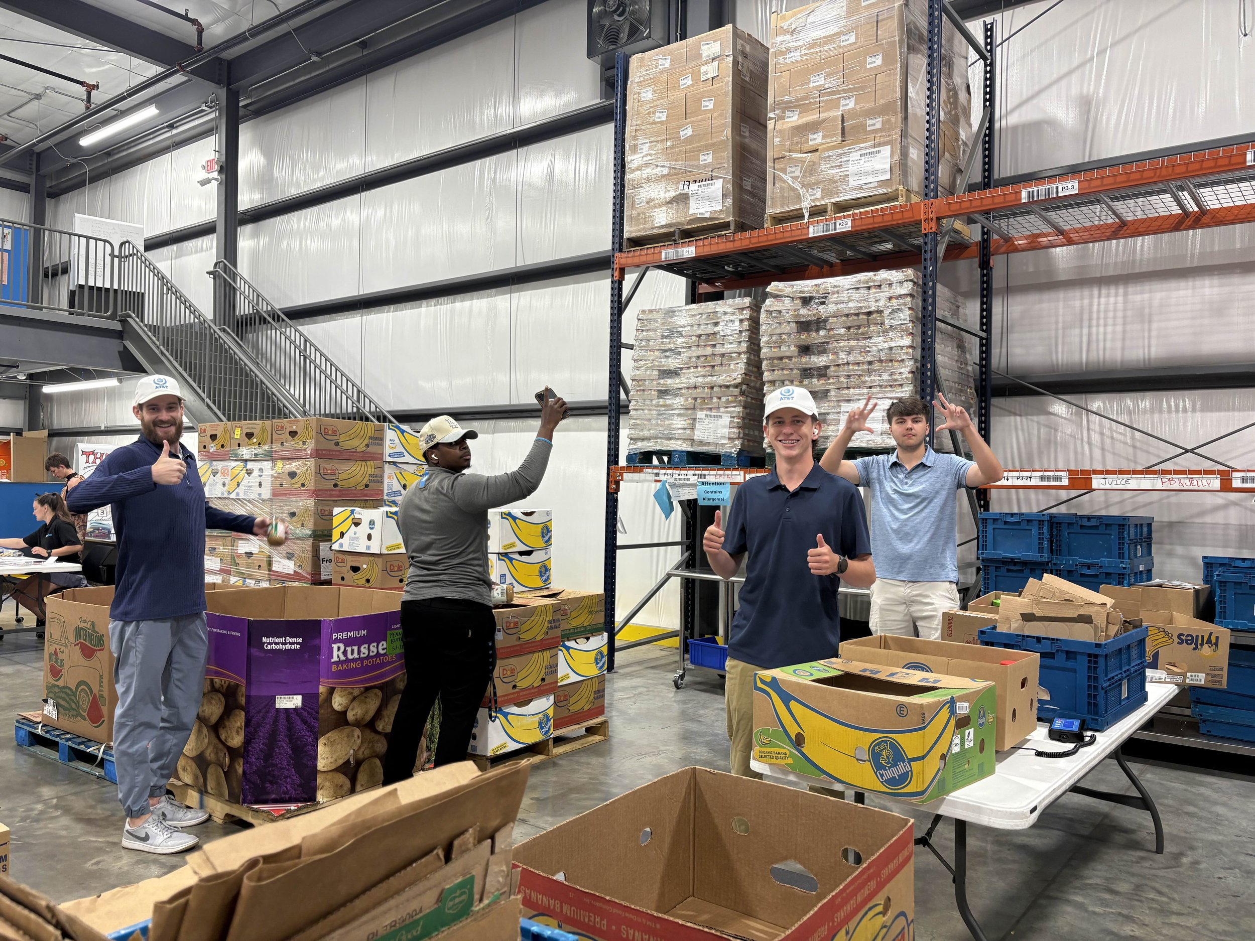 Volunteering at The Food Bank
