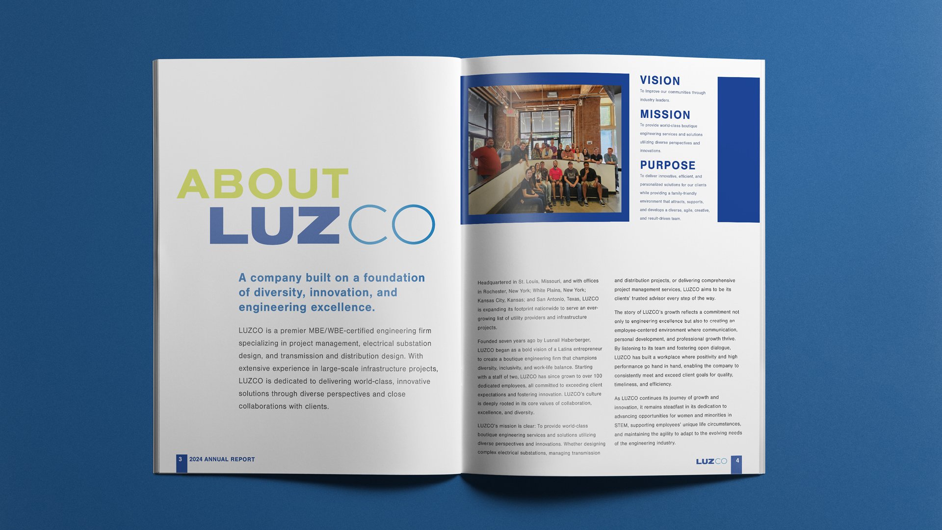 Annual report page 3 and 4.