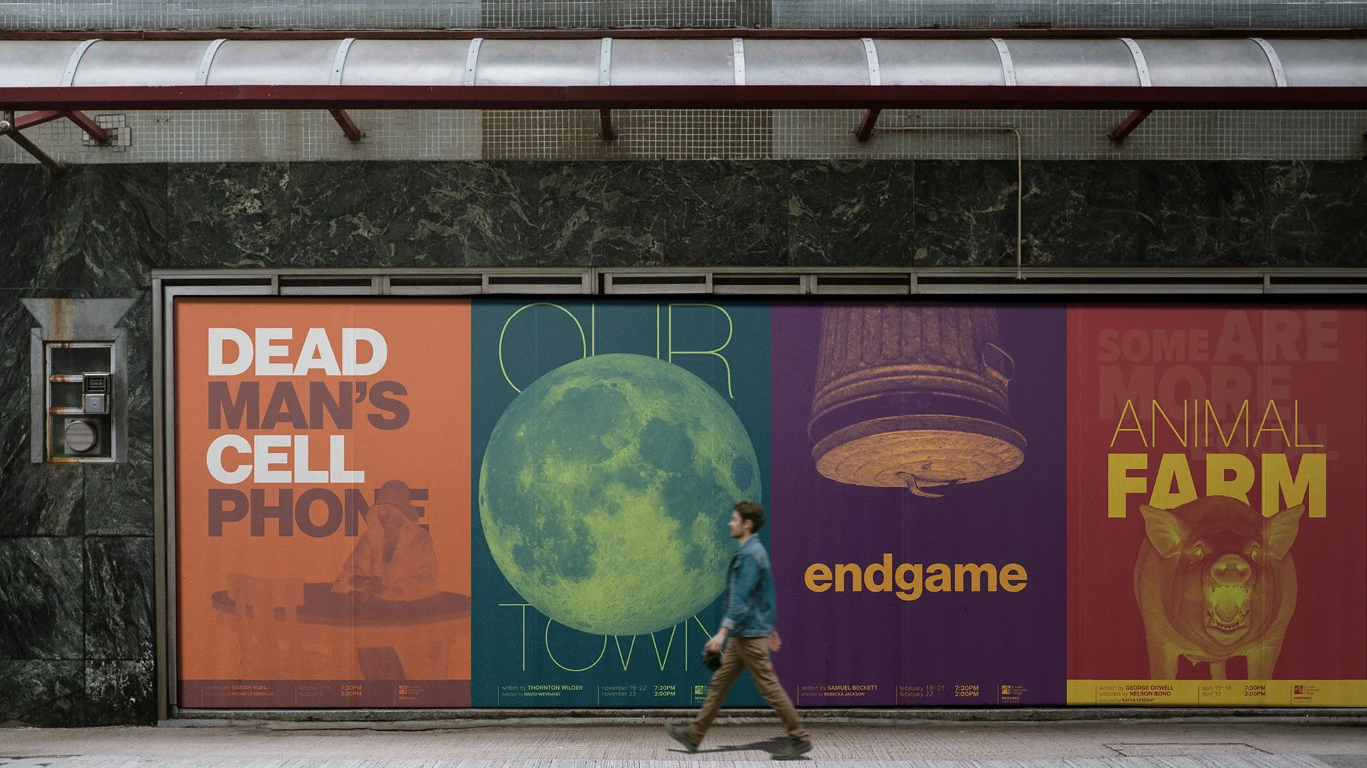 Theatre street posters.