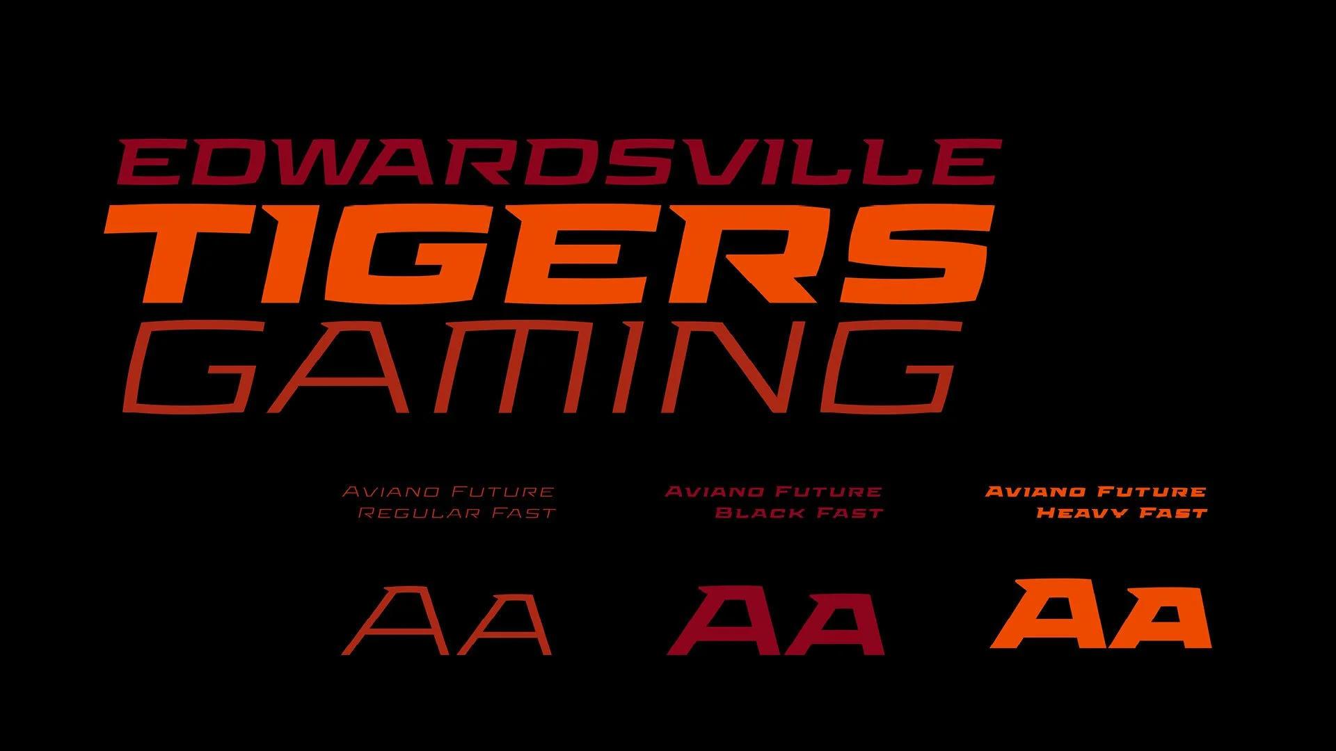 Tigers Gaming typeface