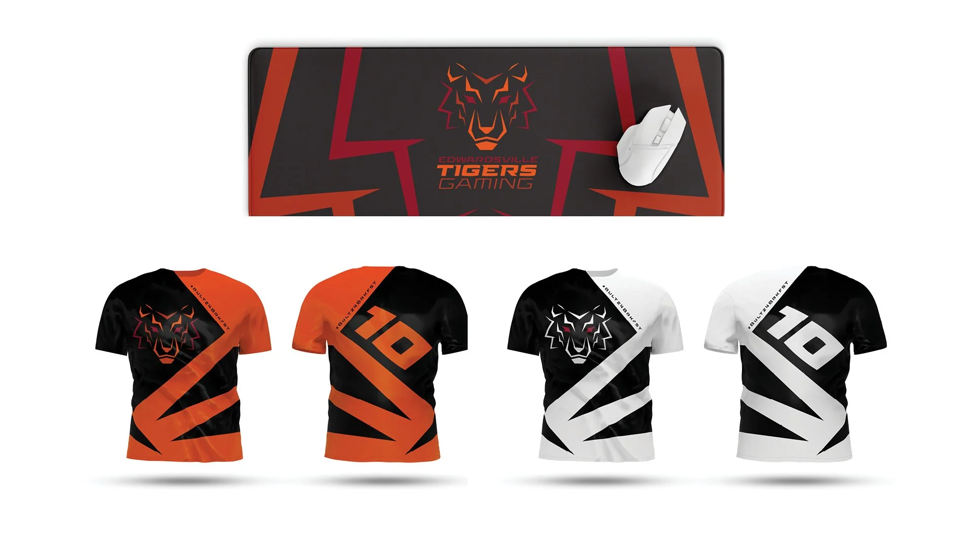 Tigers Gaming mouse pad and jerseys.