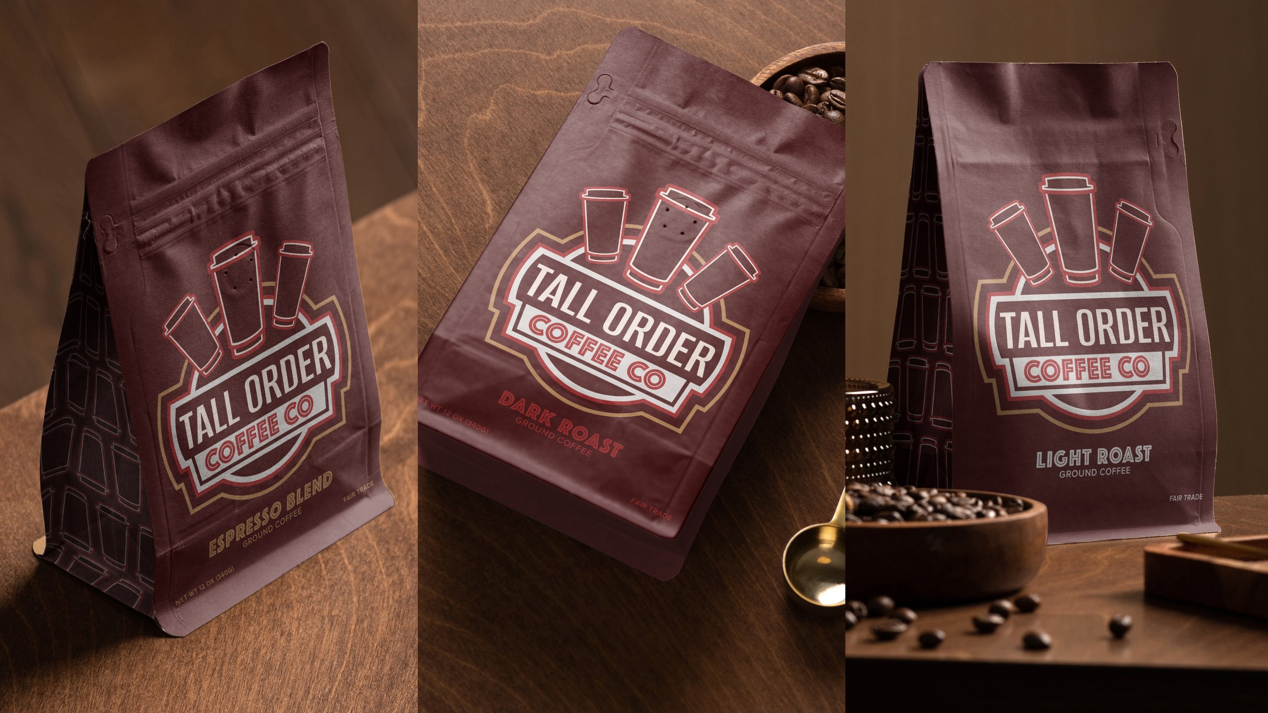Tall Order packaged coffee