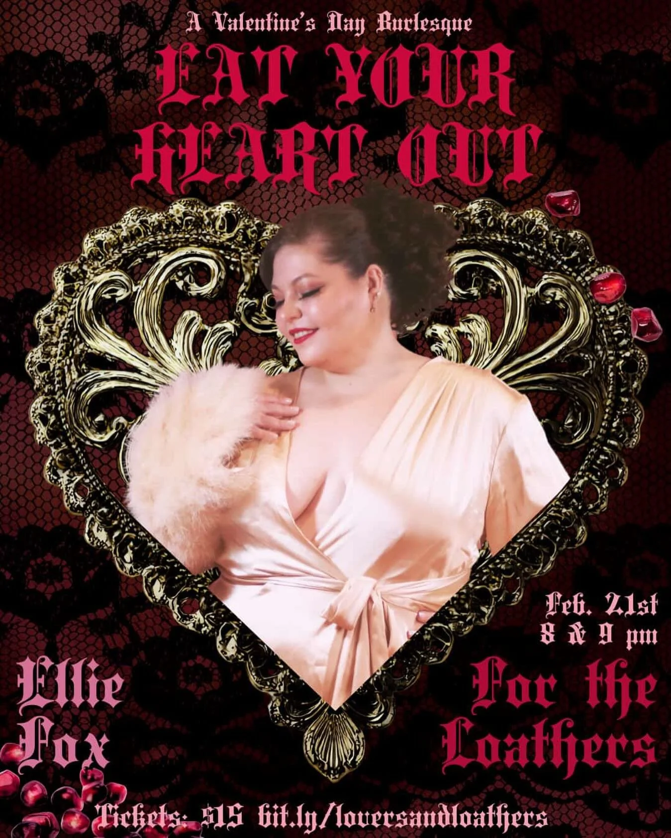 Have you missed me Spokane?

I&rsquo;ll be performing in our lovely city once again! Join me and The Loathers for a night of Anti-Valentine&rsquo;s delights at Sarah Bellem and Muffy the Manslayer&rsquo;s Eat Your Heart Out Show at TRVST! You can fin