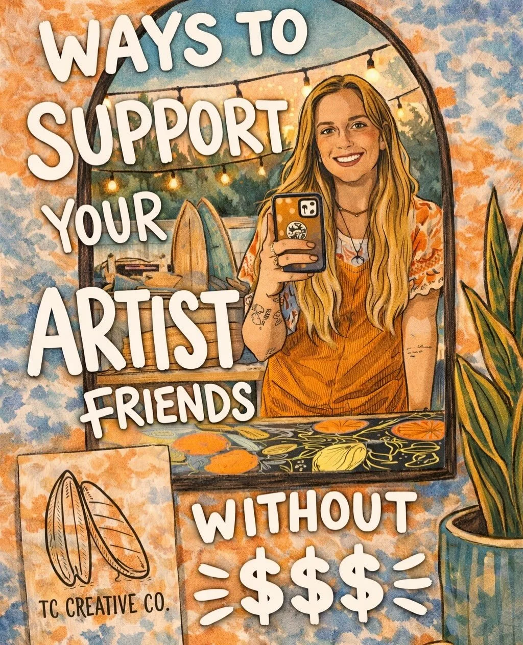 Supporting artists doesn&rsquo;t always mean buying something.

It means:
&bull; Share the post
&bull; Save the work
&bull; Comment something thoughtful
&bull; Watch it to the end

That&rsquo;s how we grow.

Art thrives in community, not silence.

#C