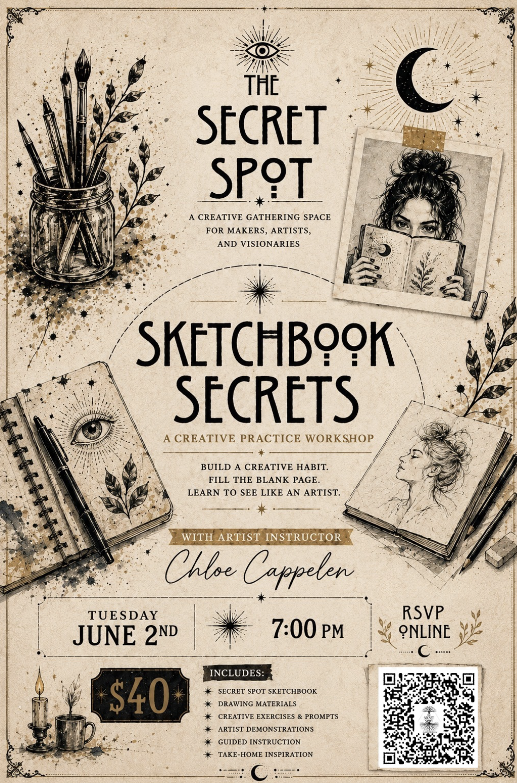 The Secret Spot- Sketchbook Secrets