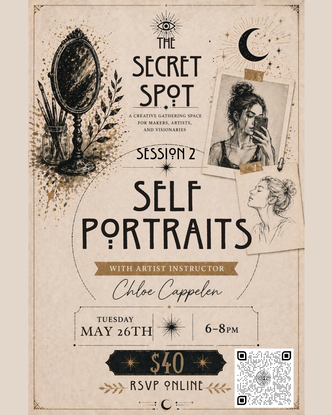 The Secret Spot- Self Portraits with Chloe (session 2)