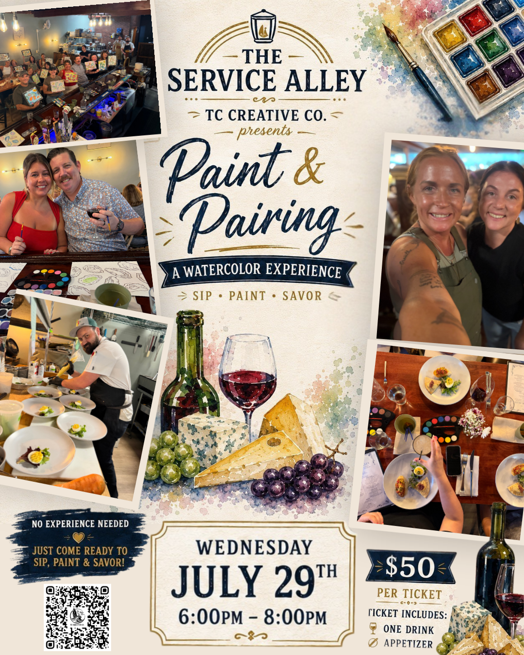 TC Creative Co- Paint & Pairing at The Service Alley