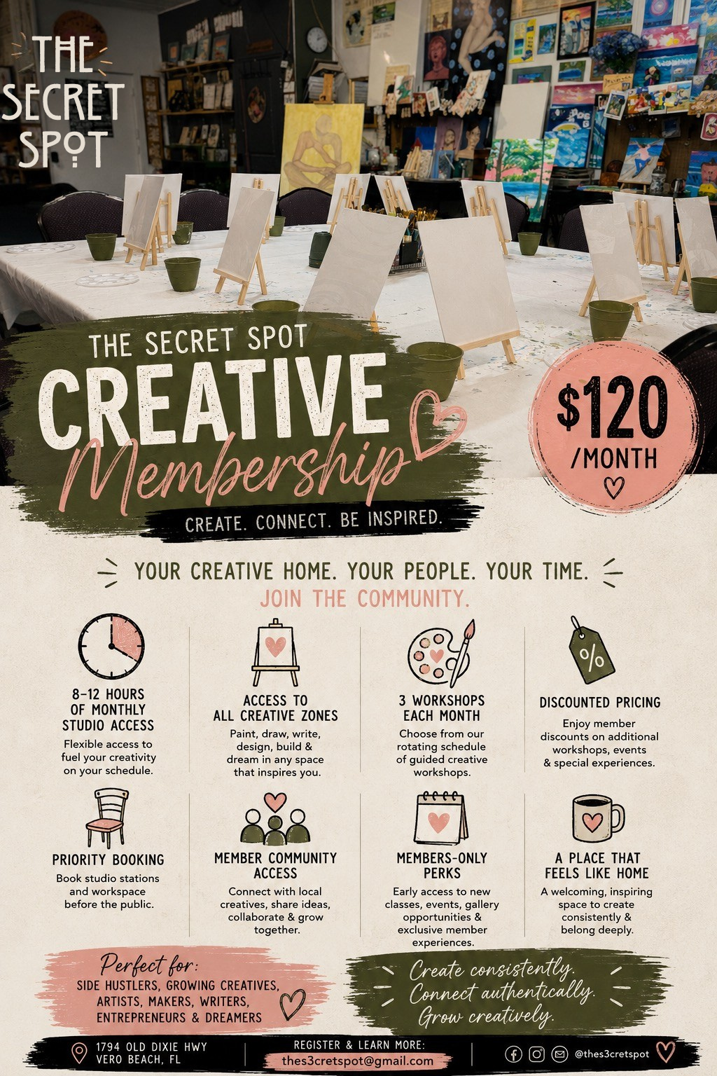 The Secret Spot- Creative Membership