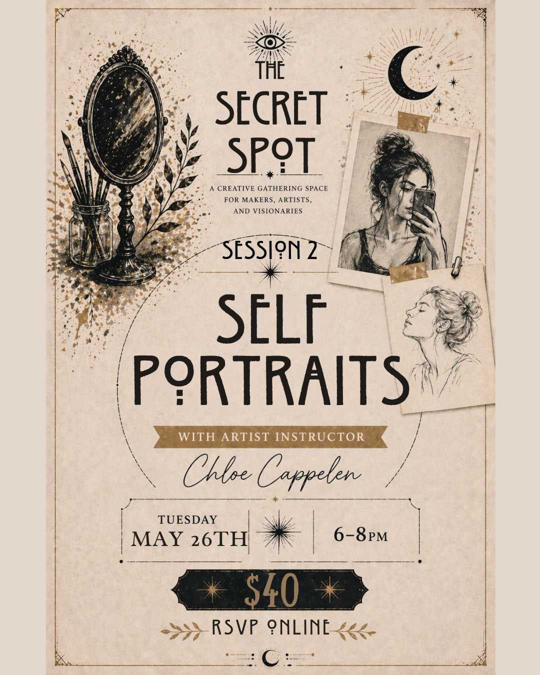 The Secret Spot- Self Portraits with Chloe (session 2)