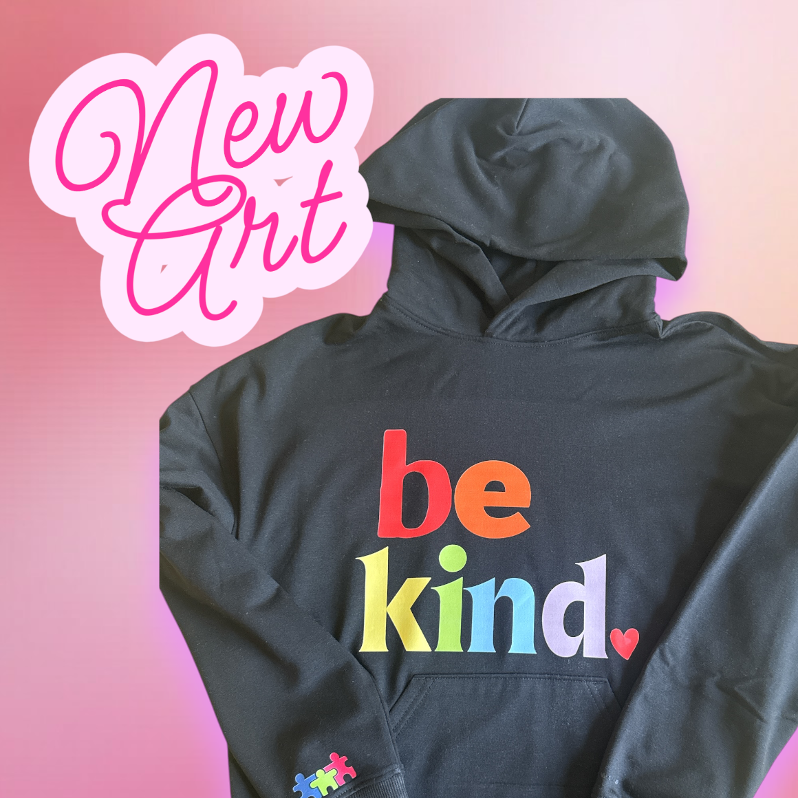 Be Kind UnPuzzled Hoodie (Small)