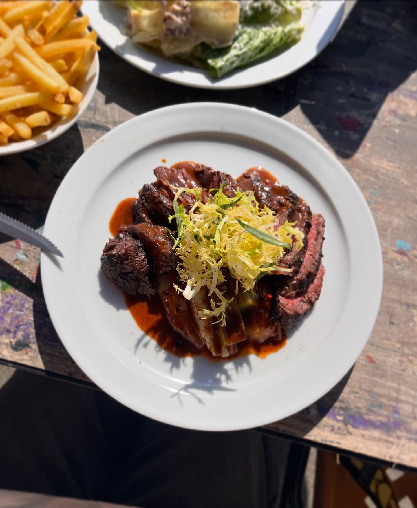 20.3.26. On the menu this weekend: Hanger steak, gochujang braised leeks + friss&eacute; salad. 

#burencambridge #millroadcambridge #cambridgeuk