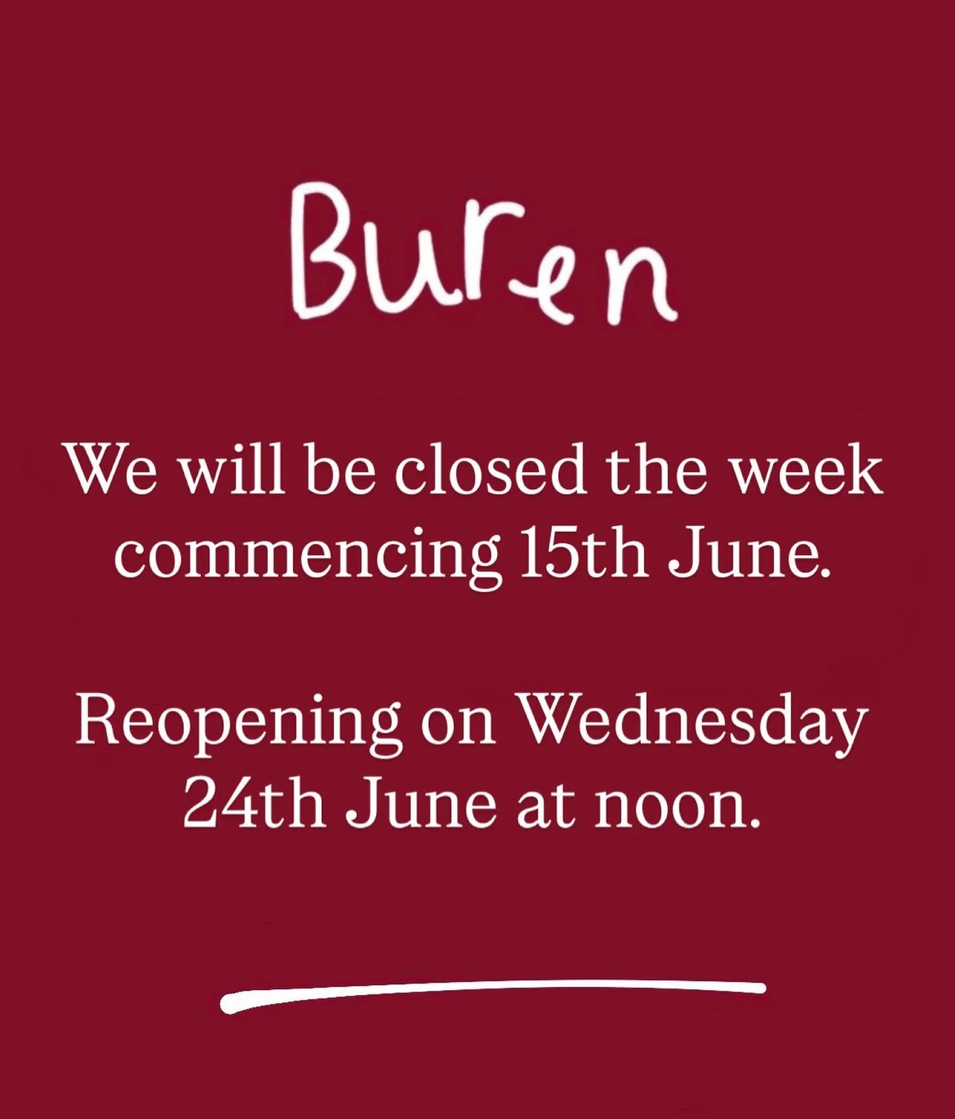 PSA &hearts;️

#burencambridge #millroadcambridge #cambridgeuk