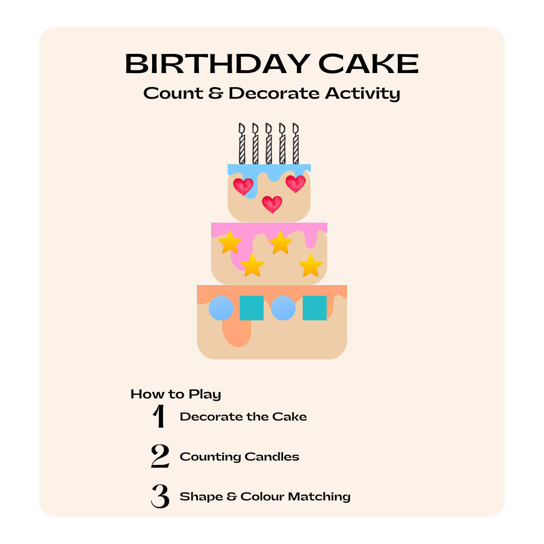 Birthday Cake Learning Activity download