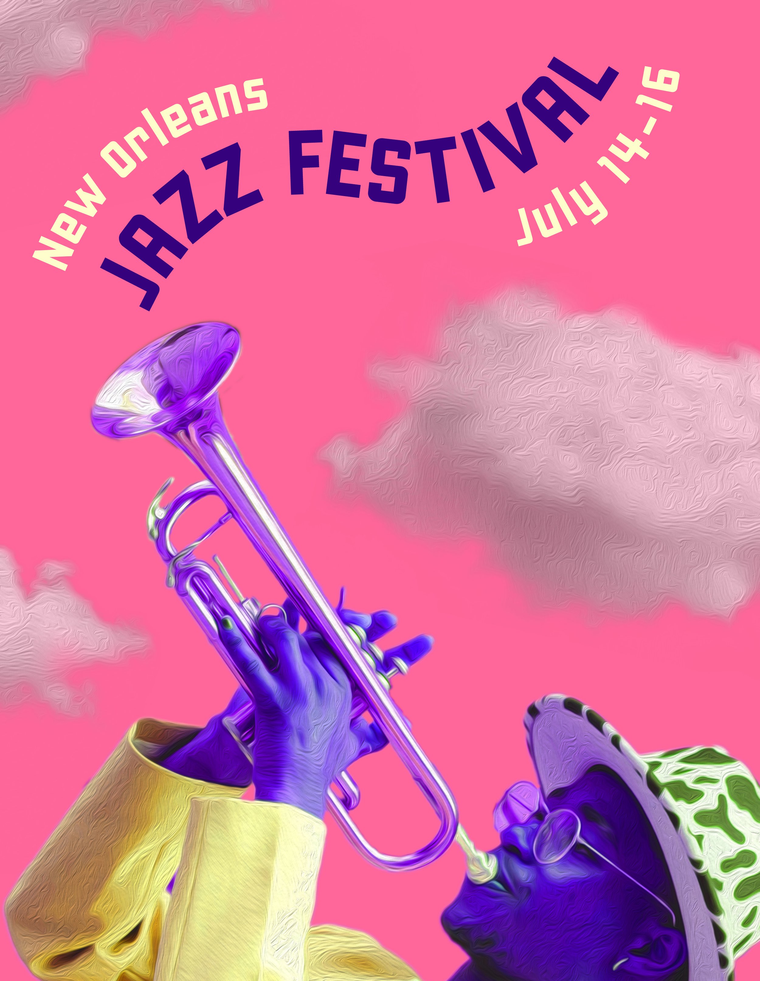 "Jazz Festival" Photoshop Poster
