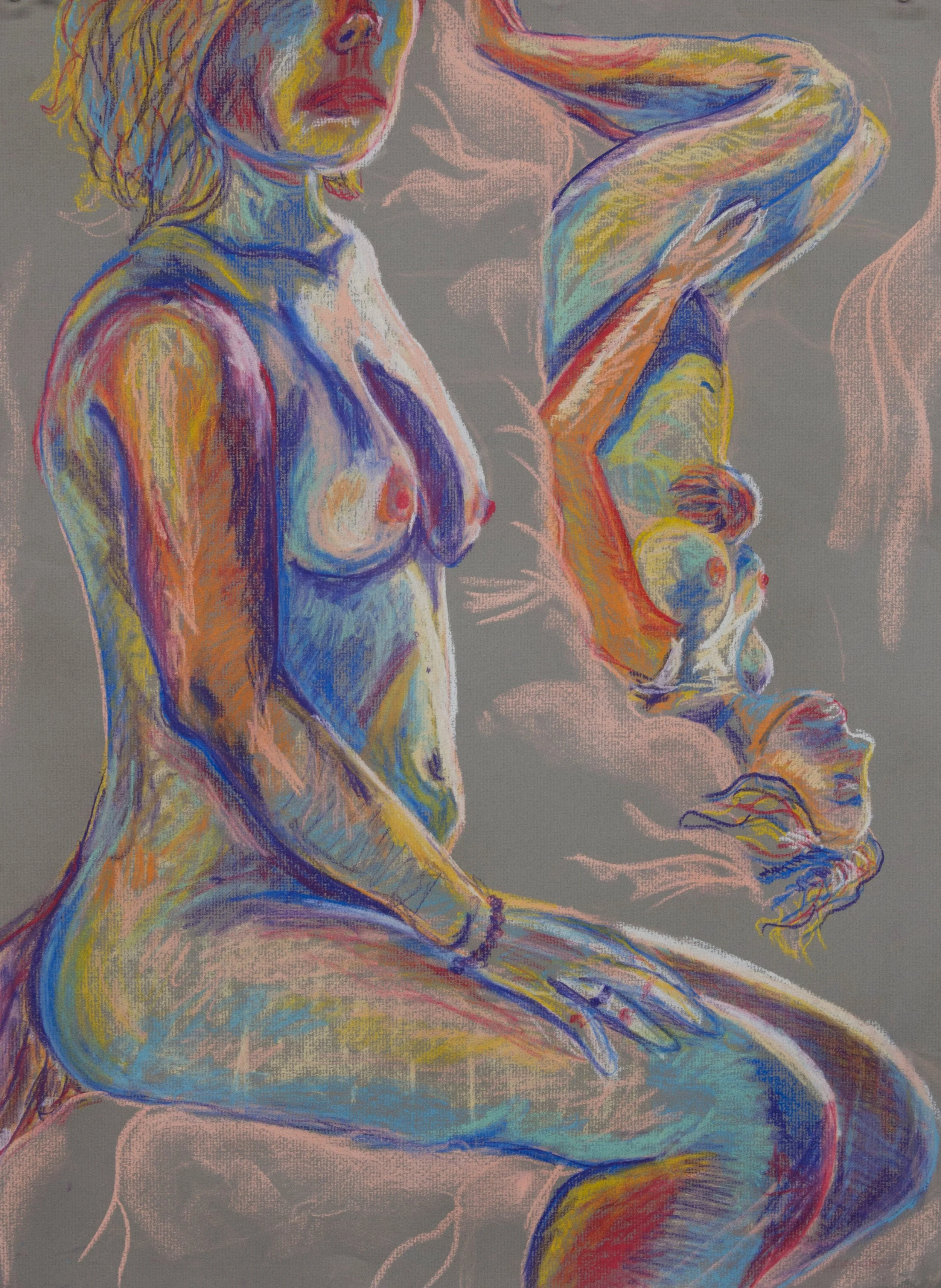 "Blush" Chalk Pastel Study on Paper