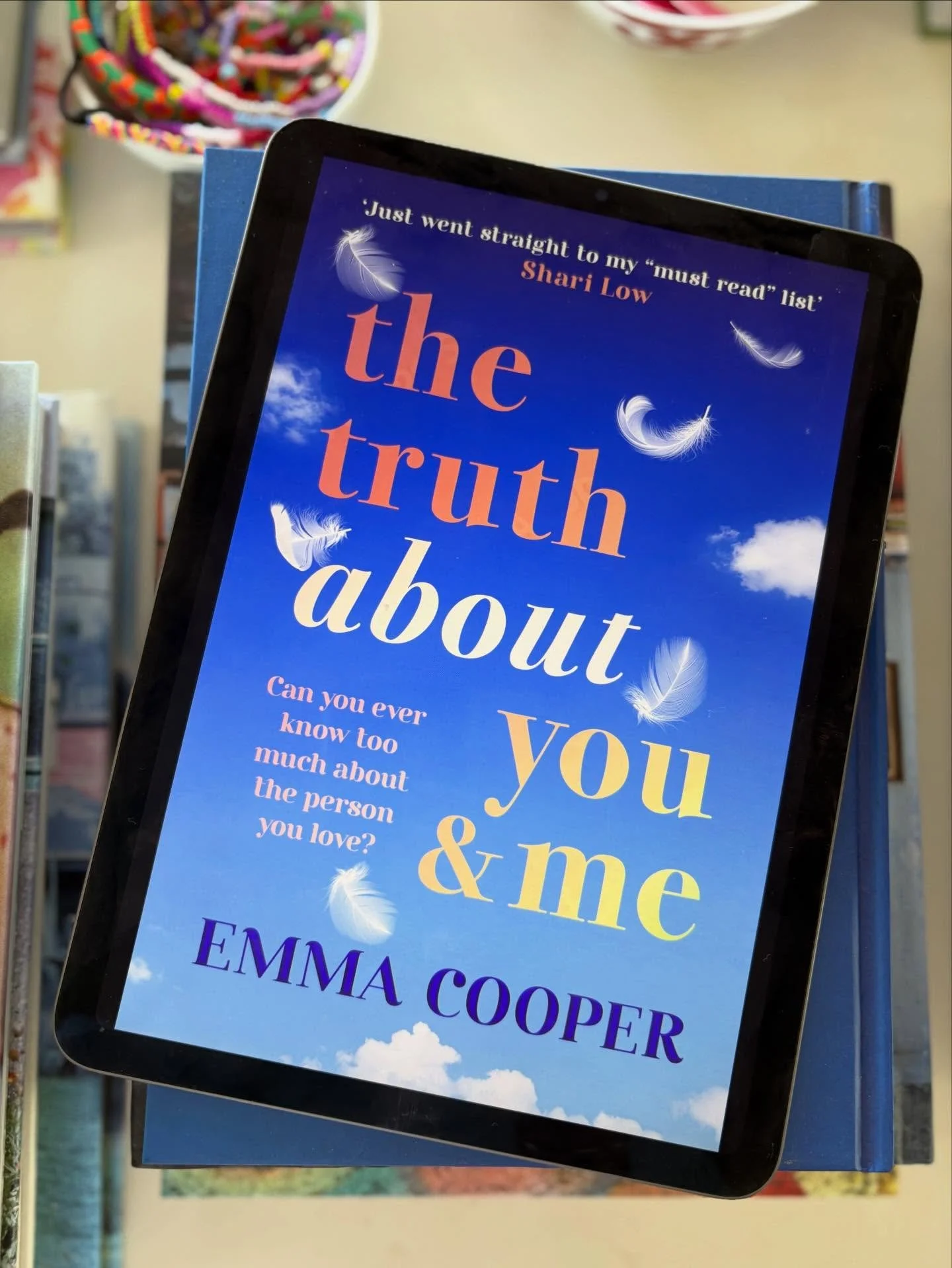 🌟🌟🌟🌟THE TRUTH ABOUT YOU AND ME - Emma Cooper (ARC read)
 
The Truth about You and Me is a delight! It&rsquo;s a beautiful romance which is haunting and (a little bit) melancholy. No spoilers, but I can say that both Jack and Maggie are wounded an