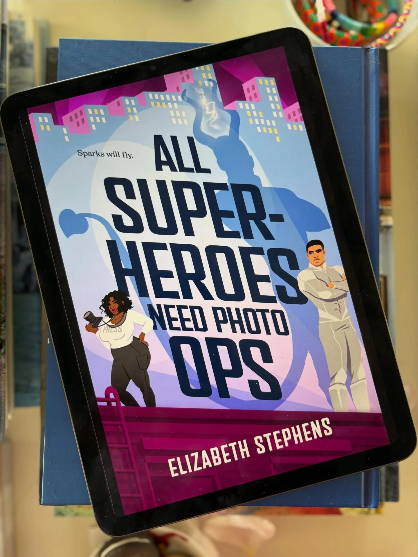 🌟🌟🌟🌟 ALL SUPERHEROES NEED PHOTO OPS - Elizabeth Stephens (ARC read)

Oh my, this is a lot - in a good way - there is so much going on! On face value, it&rsquo;s a romance between Taranis/Darius, who in his human form is absolutely gorgeous and un