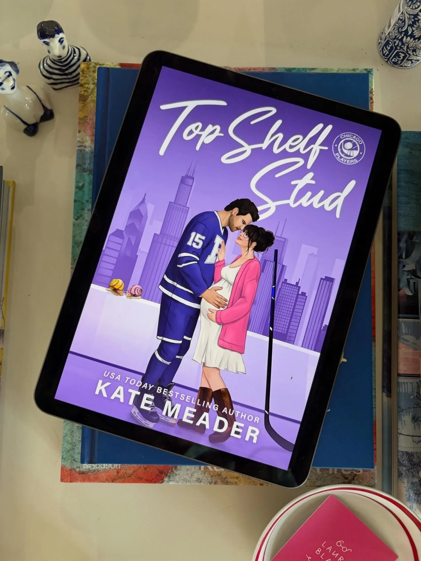 🌟🌟🌟🌟 TOP SHELF STUD - Kate Meader (ARC read) 

Franky and Jason - a terrific standalone that&rsquo;s 2nd gen from the Chicago Rebels hockey series. Franky is a daughter of Bren (from Hooked on You) and Jason is a half-brother of the amazing Theo 