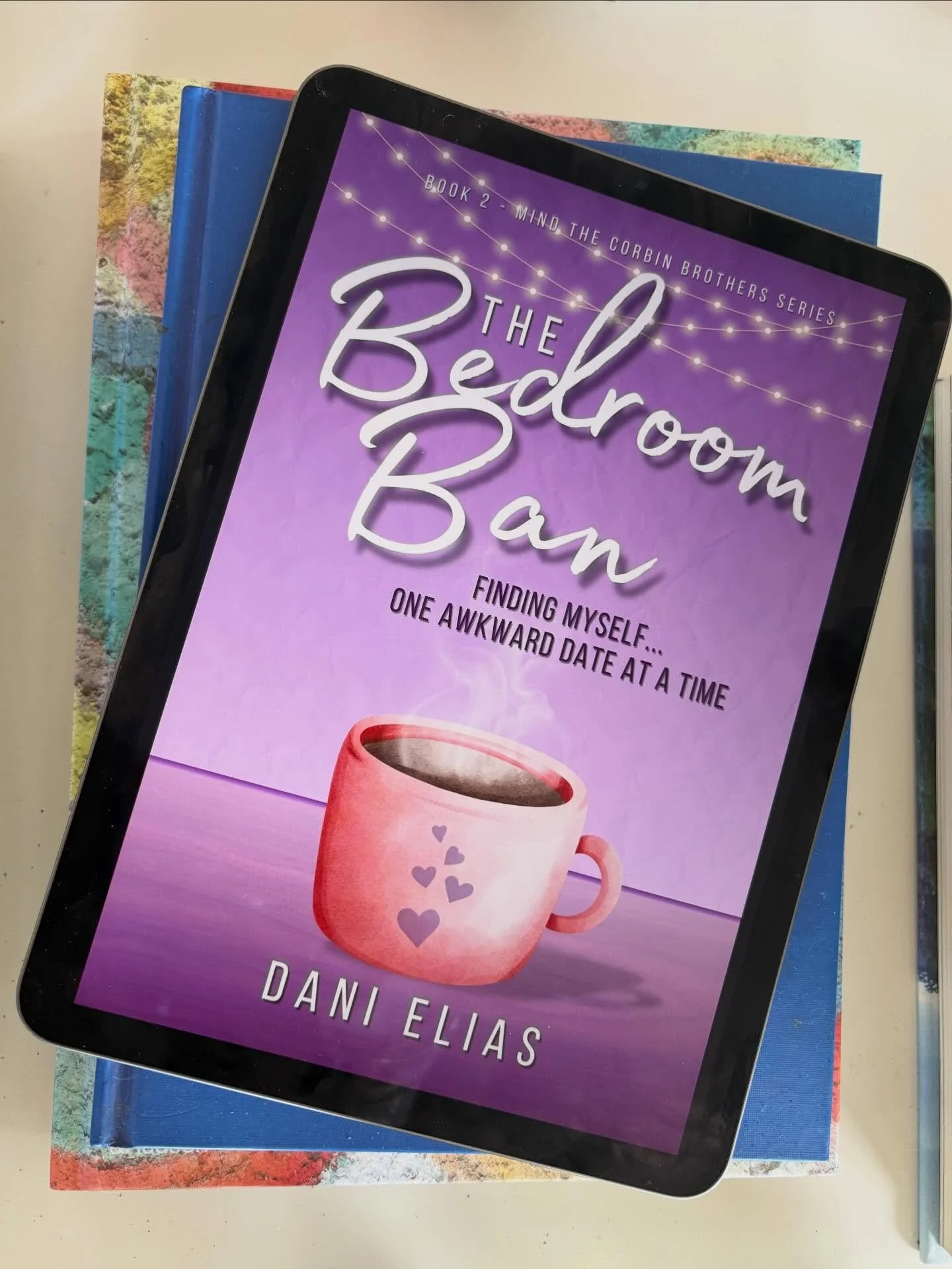 🌟🌟🌟🌟 - THE BEDROOM BAN - Dani Elias (ARC read) 

Book 2 in the Corbin brothers series - this is mid-life romance in all its messiness and it&rsquo;s great! 

Geoff Corbin has left his glamorous photography job and it&rsquo;s a bigger recalibratio