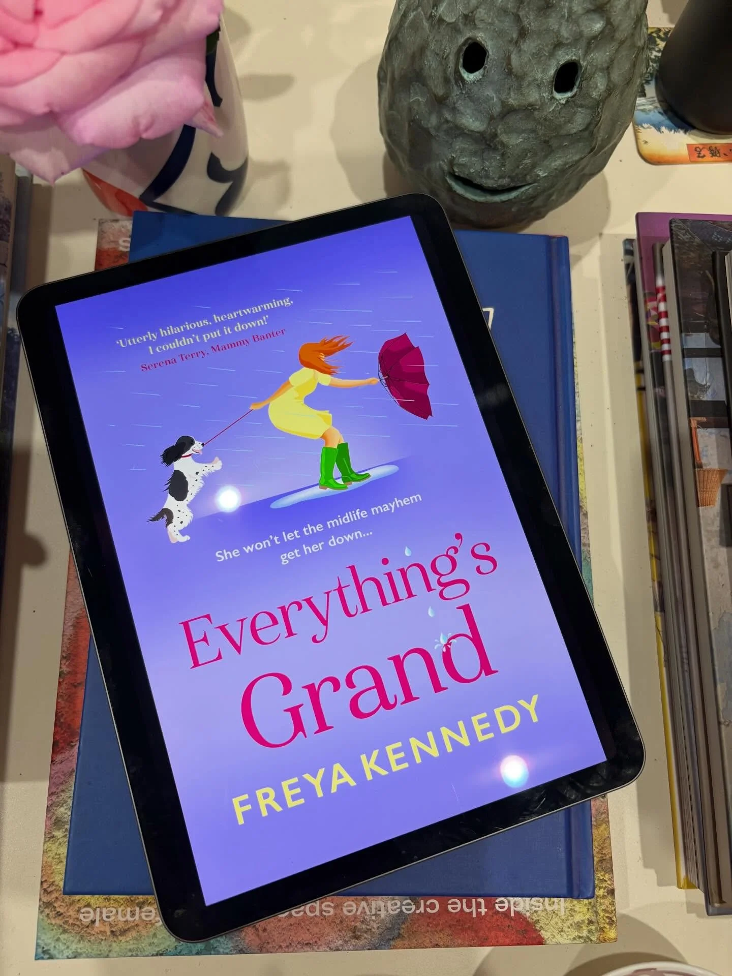 🌟🌟🌟🌟 EVERYTHING&rsquo;S GRAND - Freya Kennedy (ARC read) 

What an exploration of the trickiness of midlife womanhood, relationships and best of all, female friendship 💕 

Book 3 in the Fabulous Forties Club continues the life of Becca, although