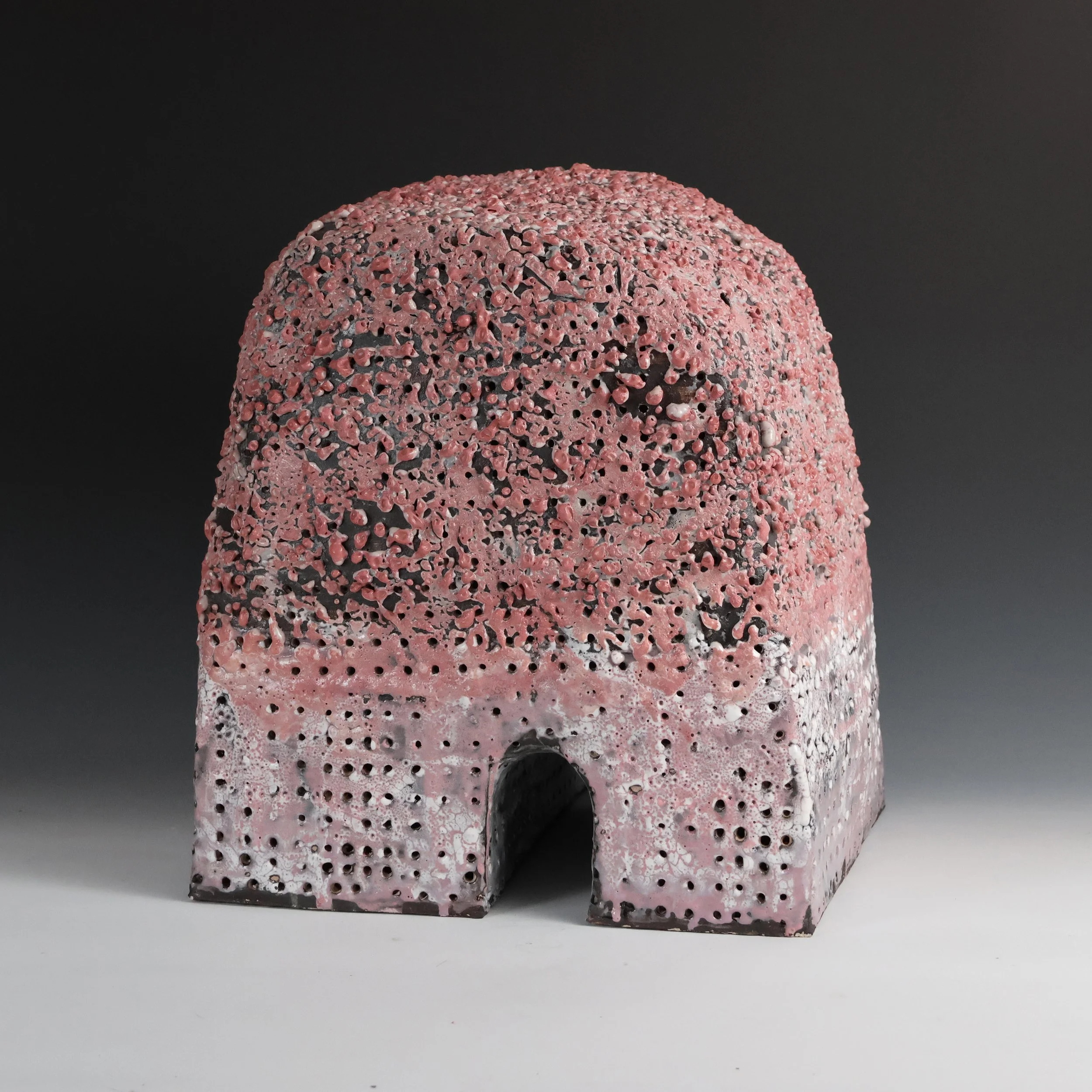 Pink Arch Block Lamp
