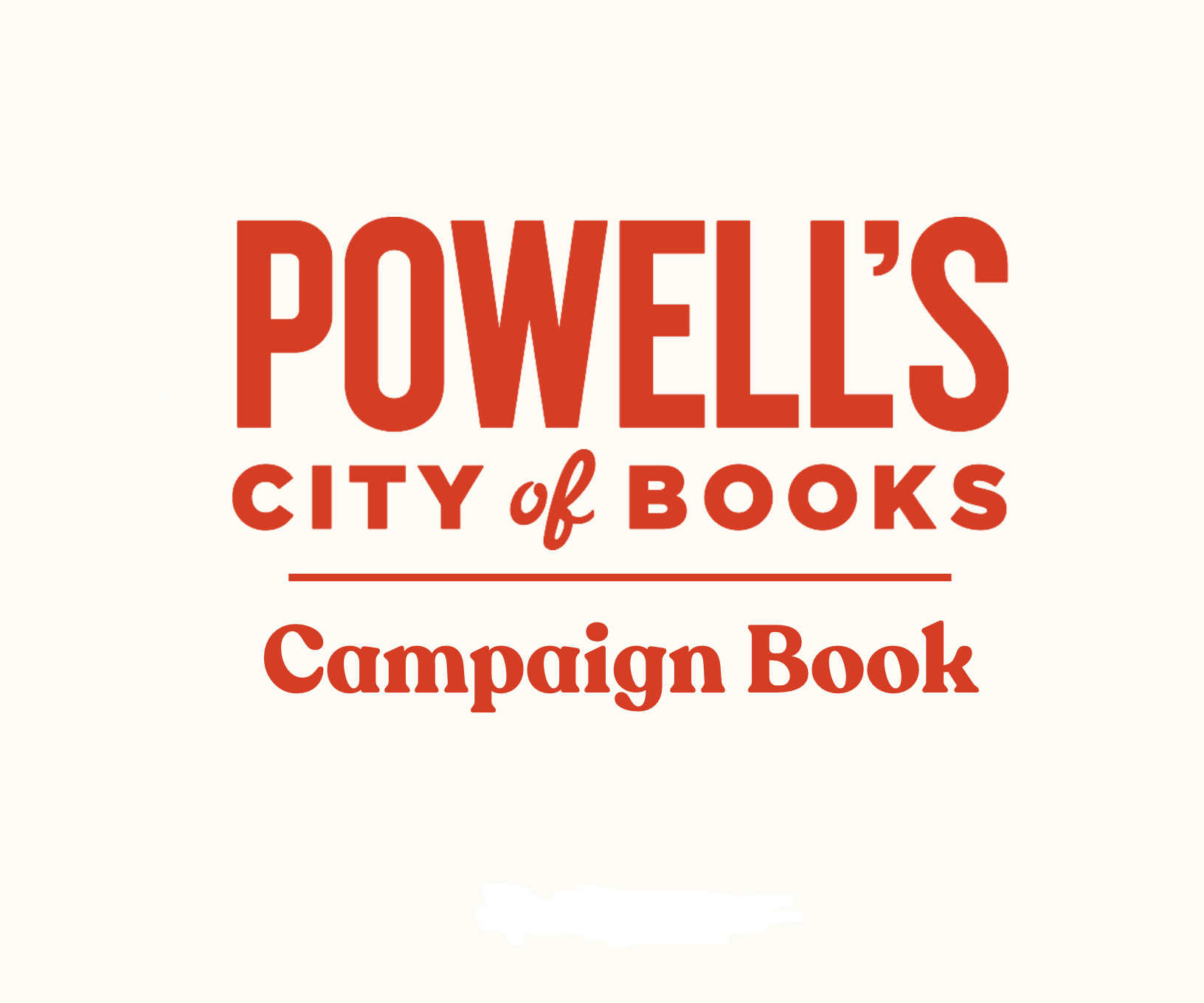 Powell's Books Campaign Book