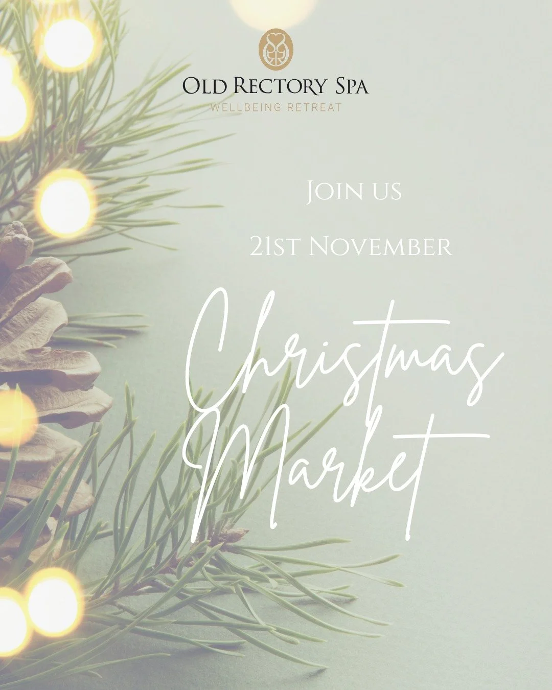 🎄✨ Join Us for Old Rectory Spa&rsquo;s First Christmas Market! ✨🎄

Escape the hustle and bustle of the high street and enjoy a calm, cosy shopping experience in our beautiful indoor spa setting.

Shop local and discover&hellip;
🎁 Spa gifts &amp; p