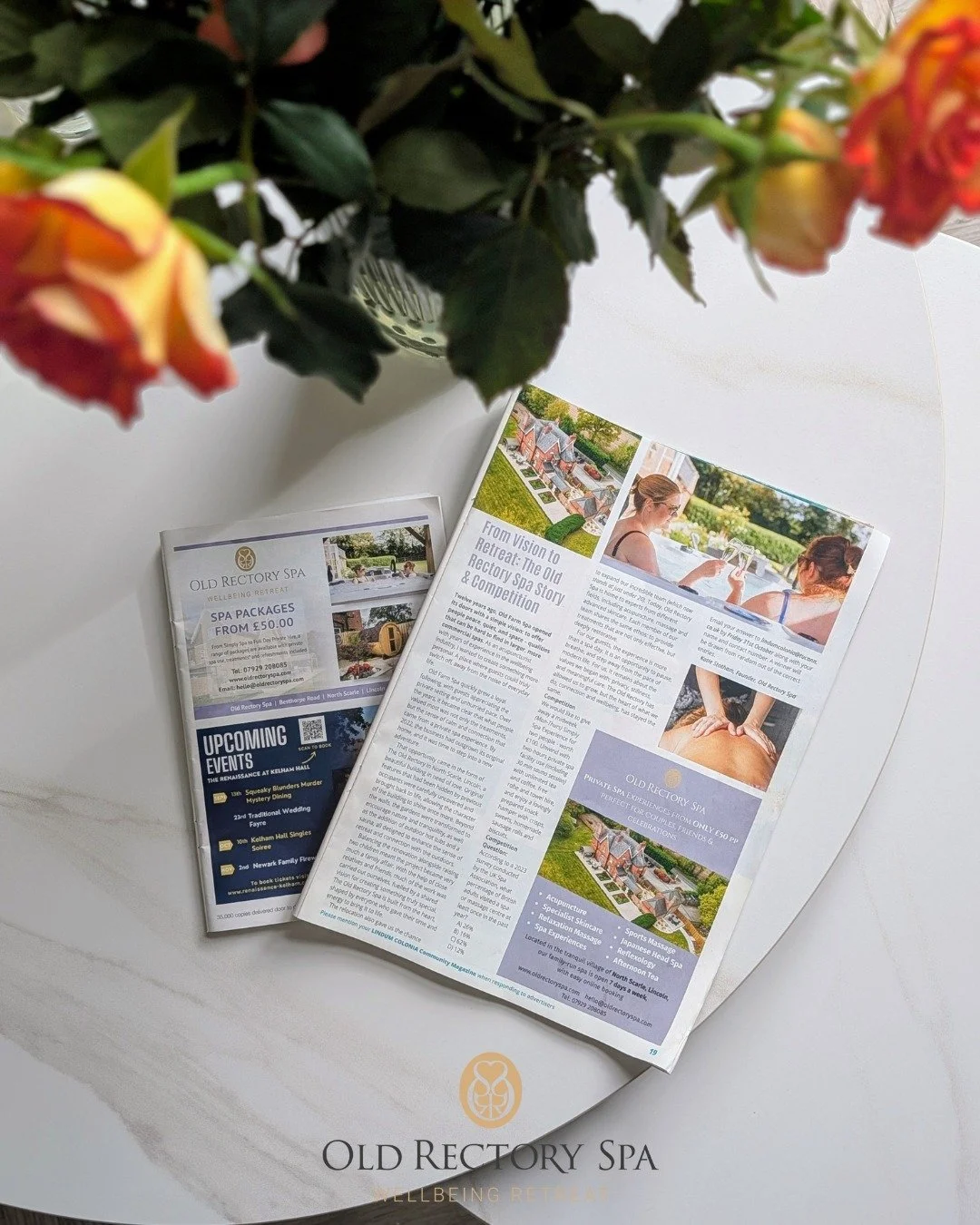 Have you seen us gracing the pages of Lincolnshire Scene and Lindum Colonia? ✨

 Discover an inside look at our tranquil spa, bespoke wellness experiences, and the story behind our transformation into a premier wellbeing retreat. 🌿