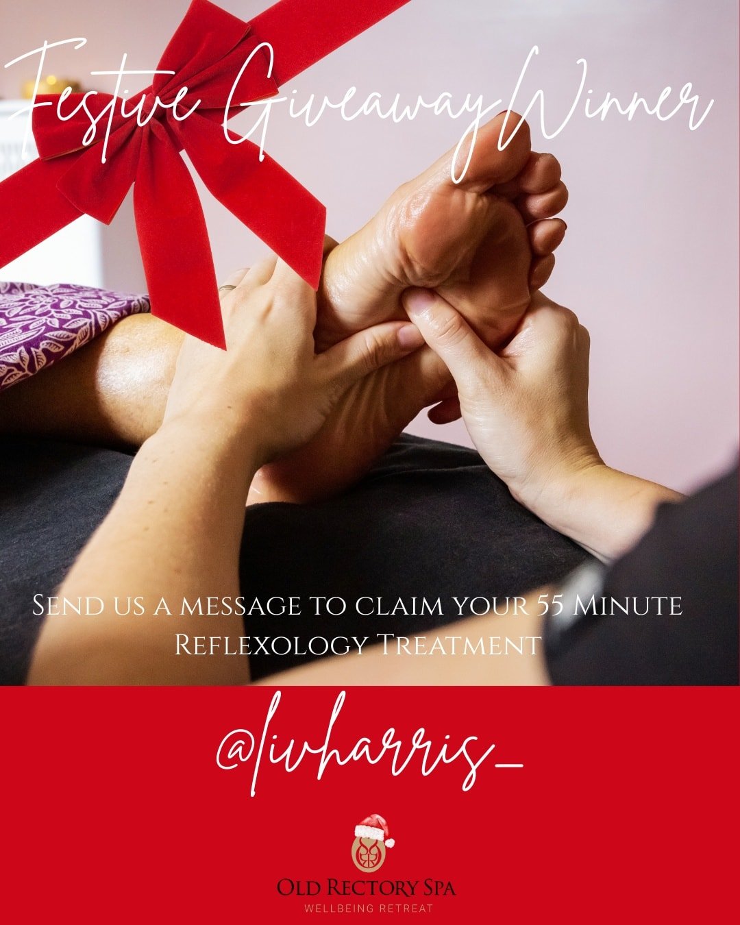 🎉 CONGRATULATIONS to @livharris___ ! 🎉

You&rsquo;re the lucky winner of our Reflexology giveaway! Please send us a DM to claim your prize ✨

Don&rsquo;t forget - we have ONE more festive giveaway coming, so keep an eye on our socials so you don&rs