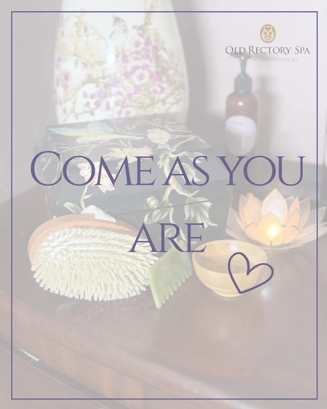 Just be yourself - you&rsquo;re always welcome here 🤍

At The Old Rectory Spa, our team is made up of women from all walks of life, with different shapes, sizes, experiences and stories. And there&rsquo;s something we really want you to know:

We&rs