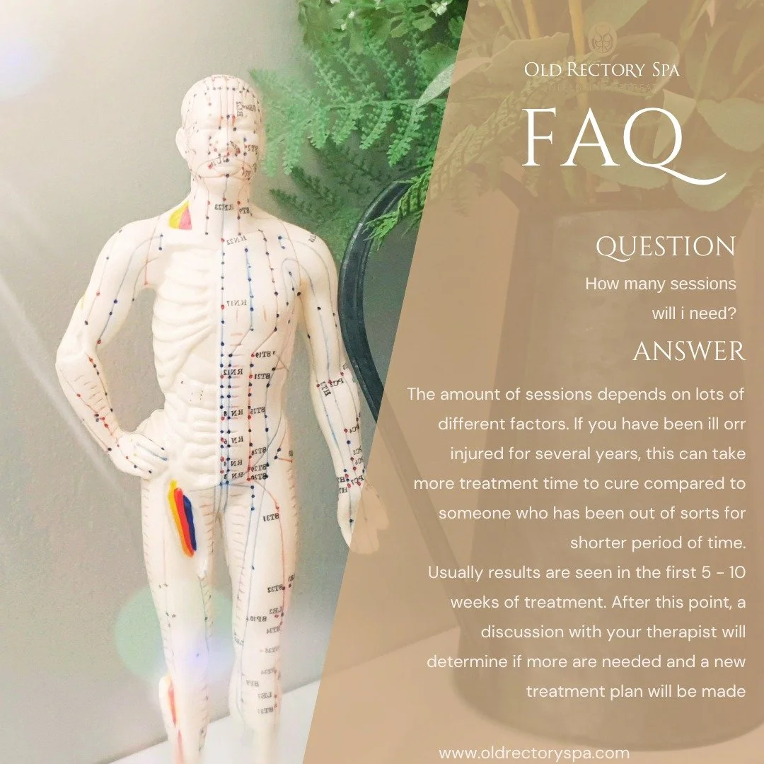 Acupunture FAQ'S - How many sessions will I need?

#Acupuncture #AcupunctureWorks #HolisticHealth #TraditionalChineseMedicine #WellnessJourney #NaturalHealing #SelfCare #MindBodySoul #Wellbeing #StressRelief #PainRelief #HealingJourney #HolisticWelln