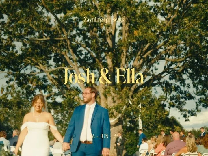 Postcards from Josh &amp; Ella&rsquo;s special day 💌

Shot alongside: @haileyzek.films 

2026 bookings are open ❤️