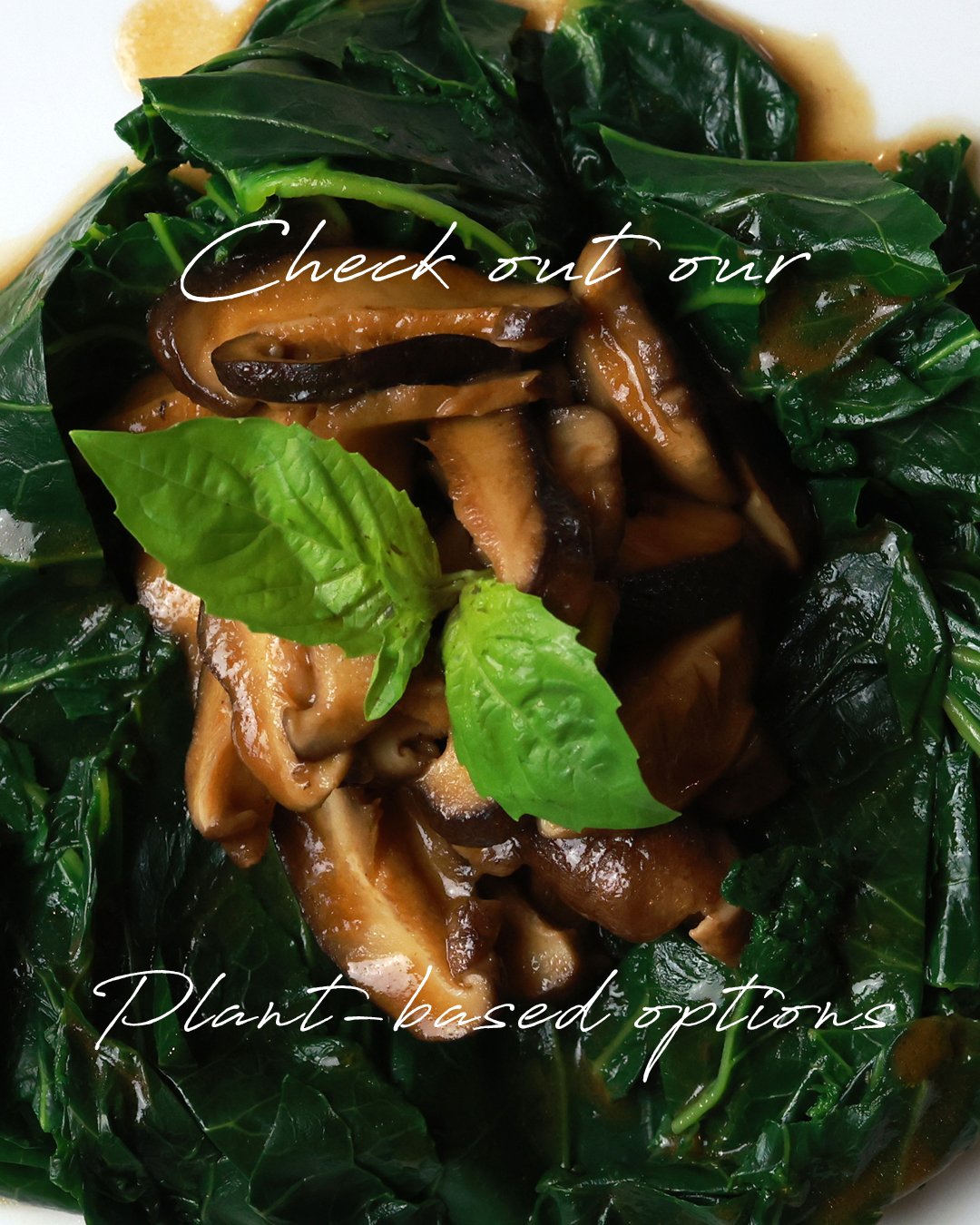 Meet the new dish!

Fresh at La Fenice comes a new plant-based menu item to feed the soul and warm the belly on these cool November nights. Earthy collards, vibrant kale, and wild mushrooms glazed in a Marsala reduction &mdash; comfort food with a to