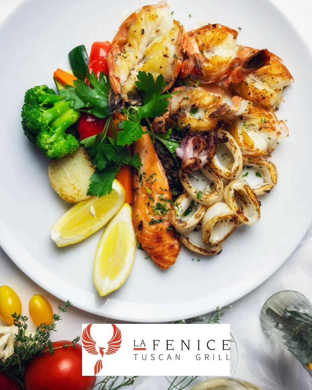 The visual appeal is just the beginning. At La Fenice, our culinary approach is driven by a dedication to creating memorable and vibrant flavours. Every plate we serve is a reflection of our commitment to authentic taste and meticulous preparation.


