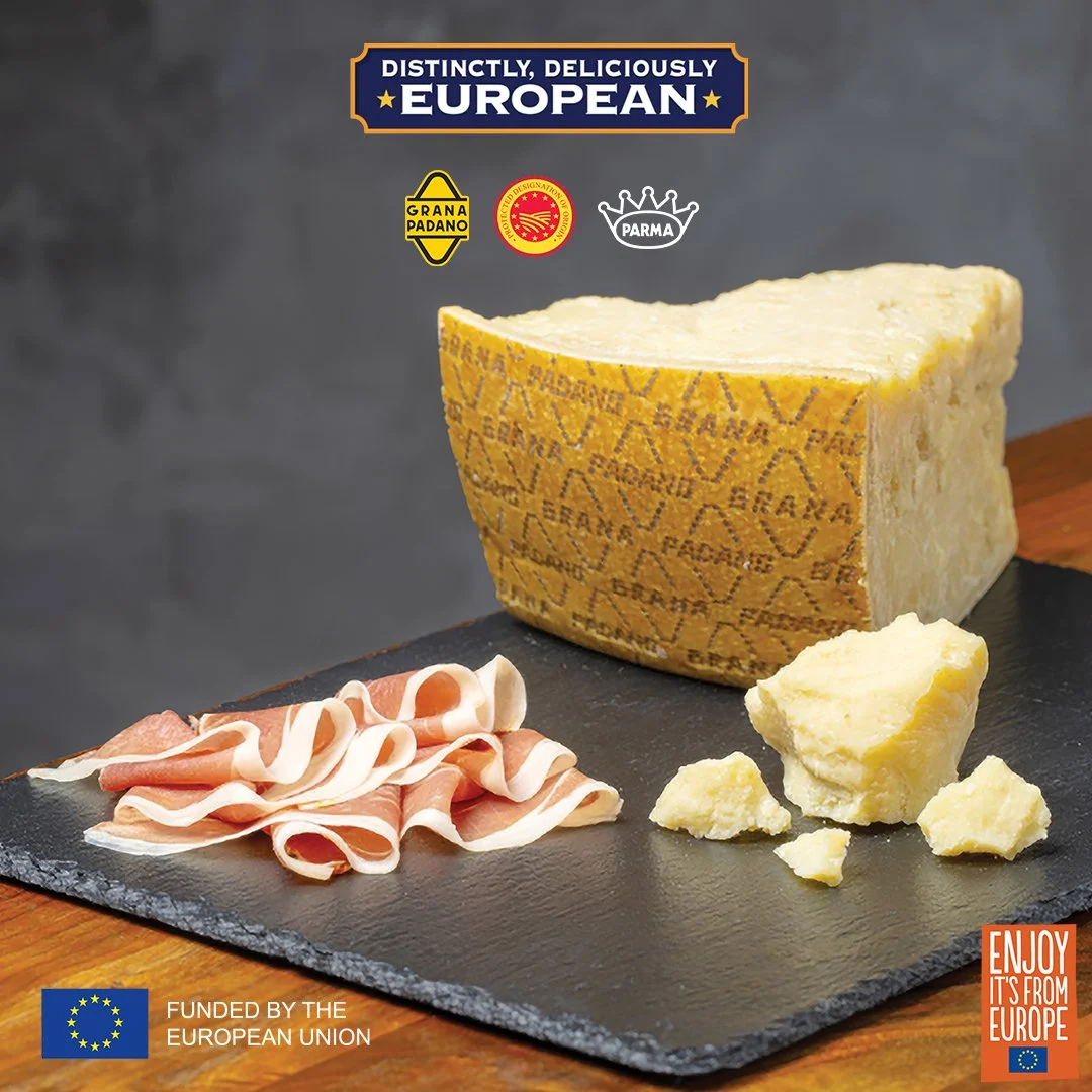 Bring a taste of Europe to your table with our limited-time menu, featuring a selection of dishes that showcase the authentic flavours of Grana Padano PDO cheese and Prosciutto di Parma PDO through the Distinctly, Deliciously European program.

#Tast