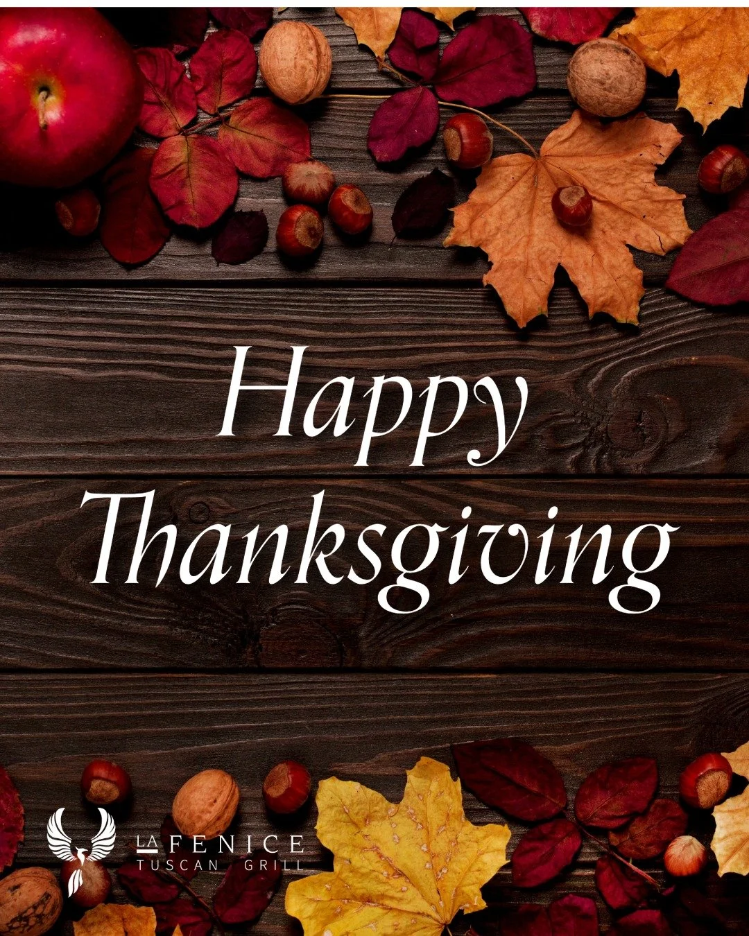 This Thanksgiving, La Fenice extends warm wishes and sincere gratitude to the entire community. May the holiday be filled with joy, comfort, and wonderful moments shared alongside family and friends. Happy Thanksgiving!

#LaFeniceToronto #Thanksgivin