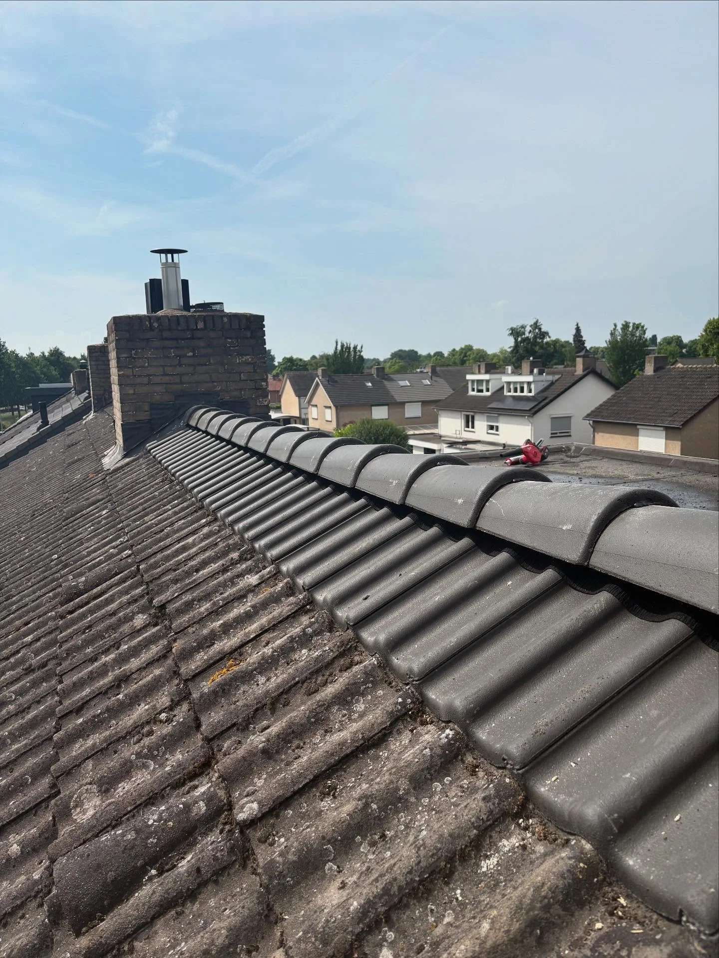 Vorst renovatie vandaag uitgevoerd ! #dak #dakdekkers #weert #bouw #lekage