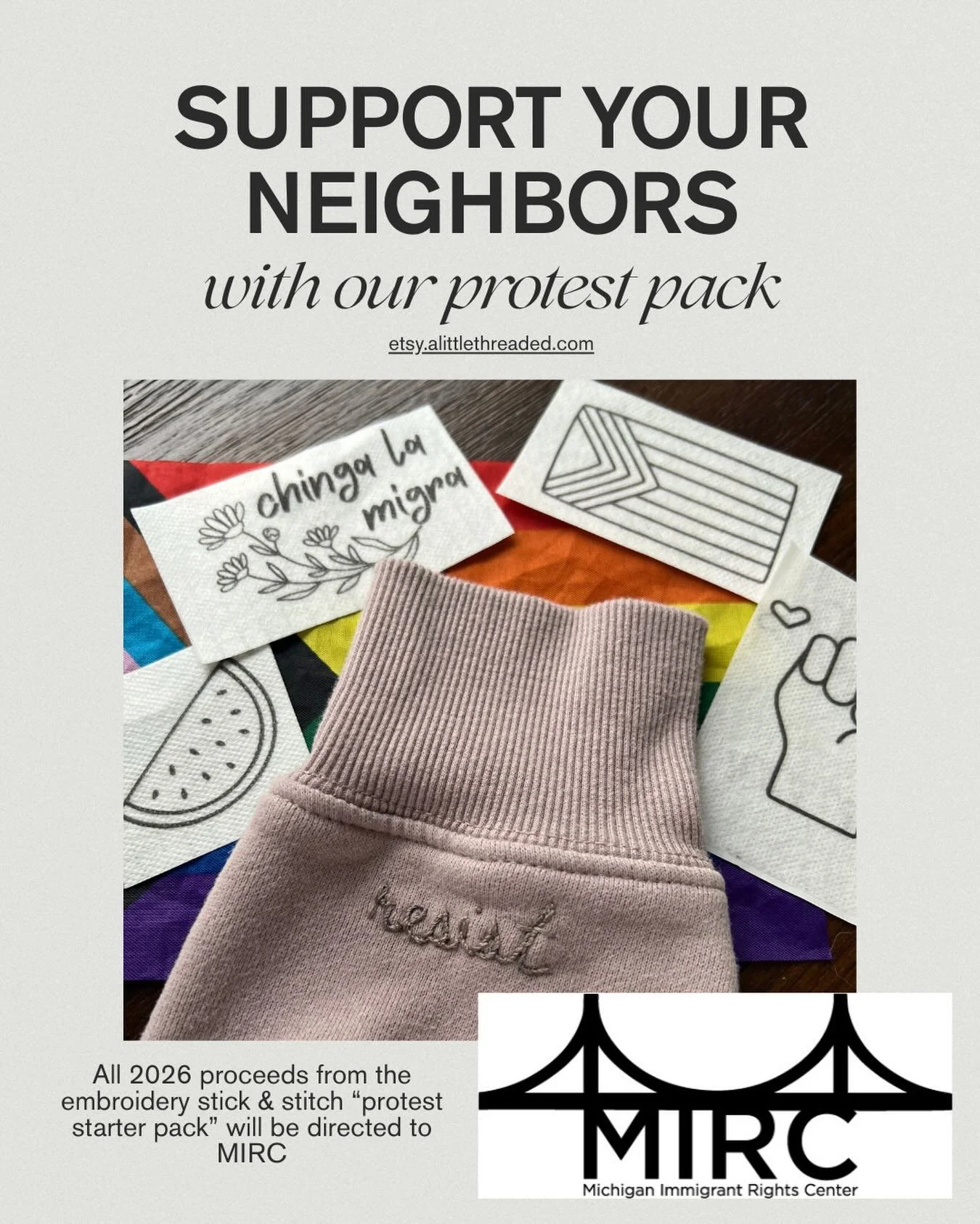 A bit of hope I&rsquo;m holding on to: this pack was my top seller in my Etsy shop in January. 

Thank you to everyone making your support for our communities visible with your art. Now, your support through the purchase of a &ldquo;protest starter p