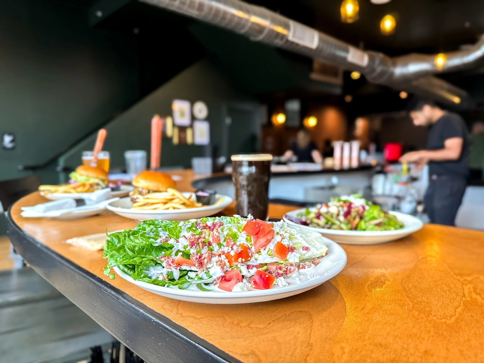 We&rsquo;re open for lunch at 11am. From fresh salads to burgers stacked high, and plenty of beer to match &mdash; we&rsquo;ve got it all. Stop by today and roll into the weekend with us.
Joe Tkach is live on stage tonight from 7-10pm 🎶

Don&rsquo;t